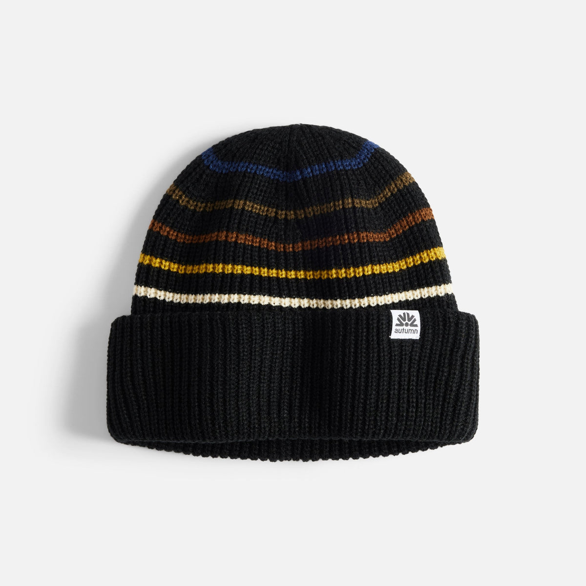 Mens Retro Beanie Black - Image 1