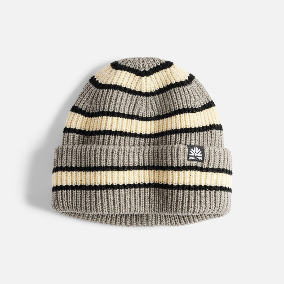 Mens Slacker Beanie Stone - Image 1