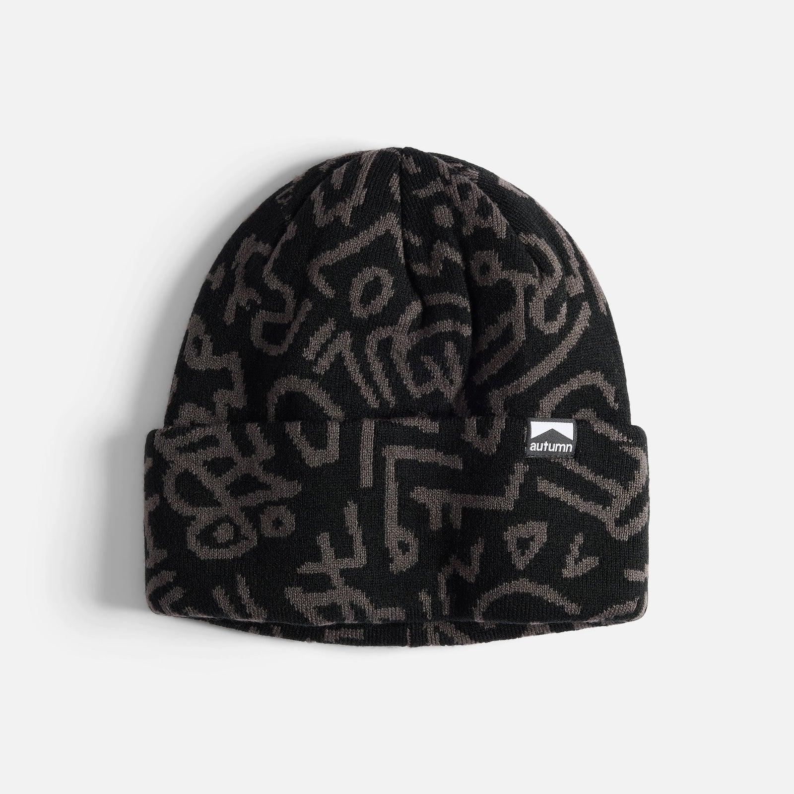 Mens Soul Camo Beanie Black - Image 1
