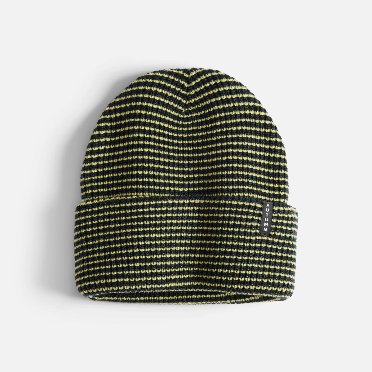 Mens Stripe Beanie Ultramarine Teal - Image 5