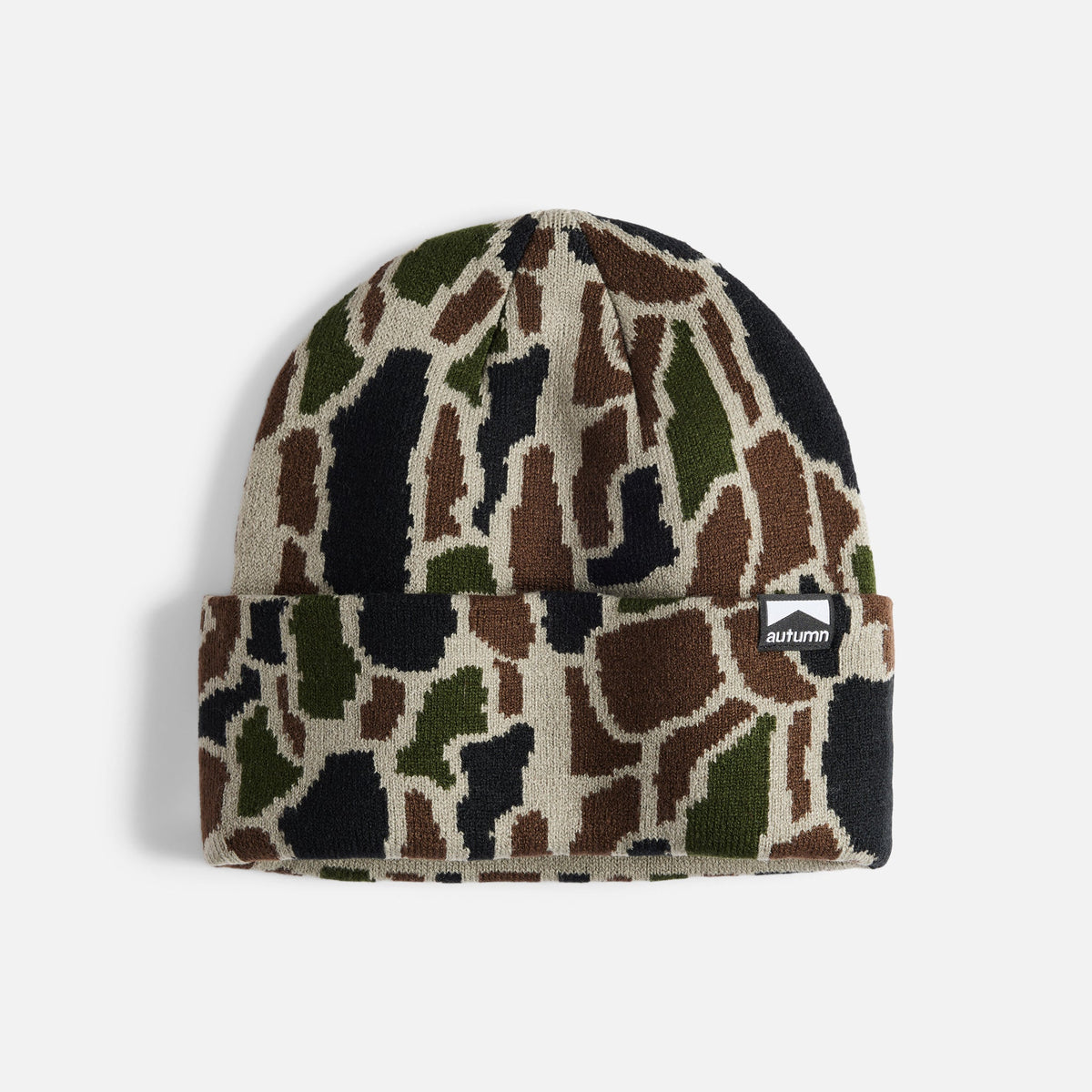 Mens Treebark Beanie Stone - Image 1