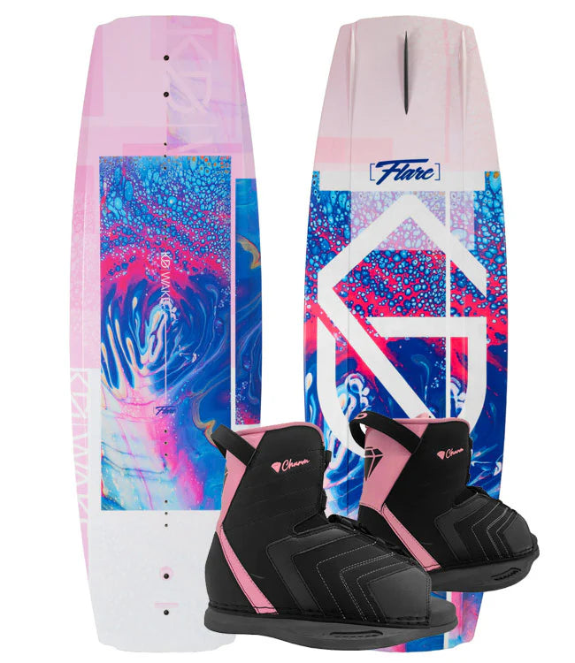 Flare Wakeboard w/ Charm Boot Package