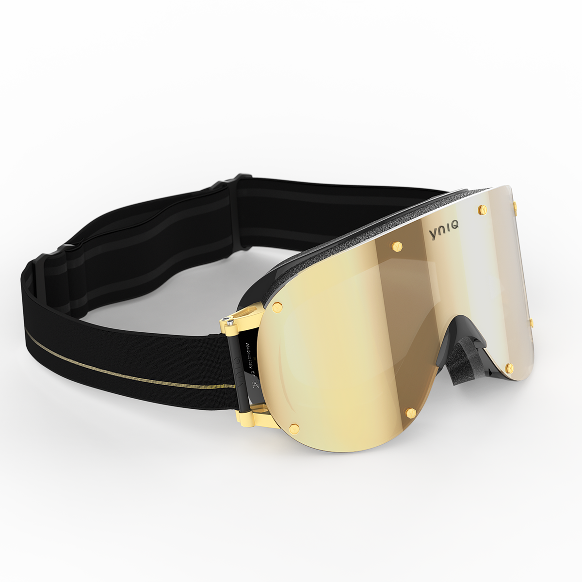 Model Four Snow Goggles - Black All Gold