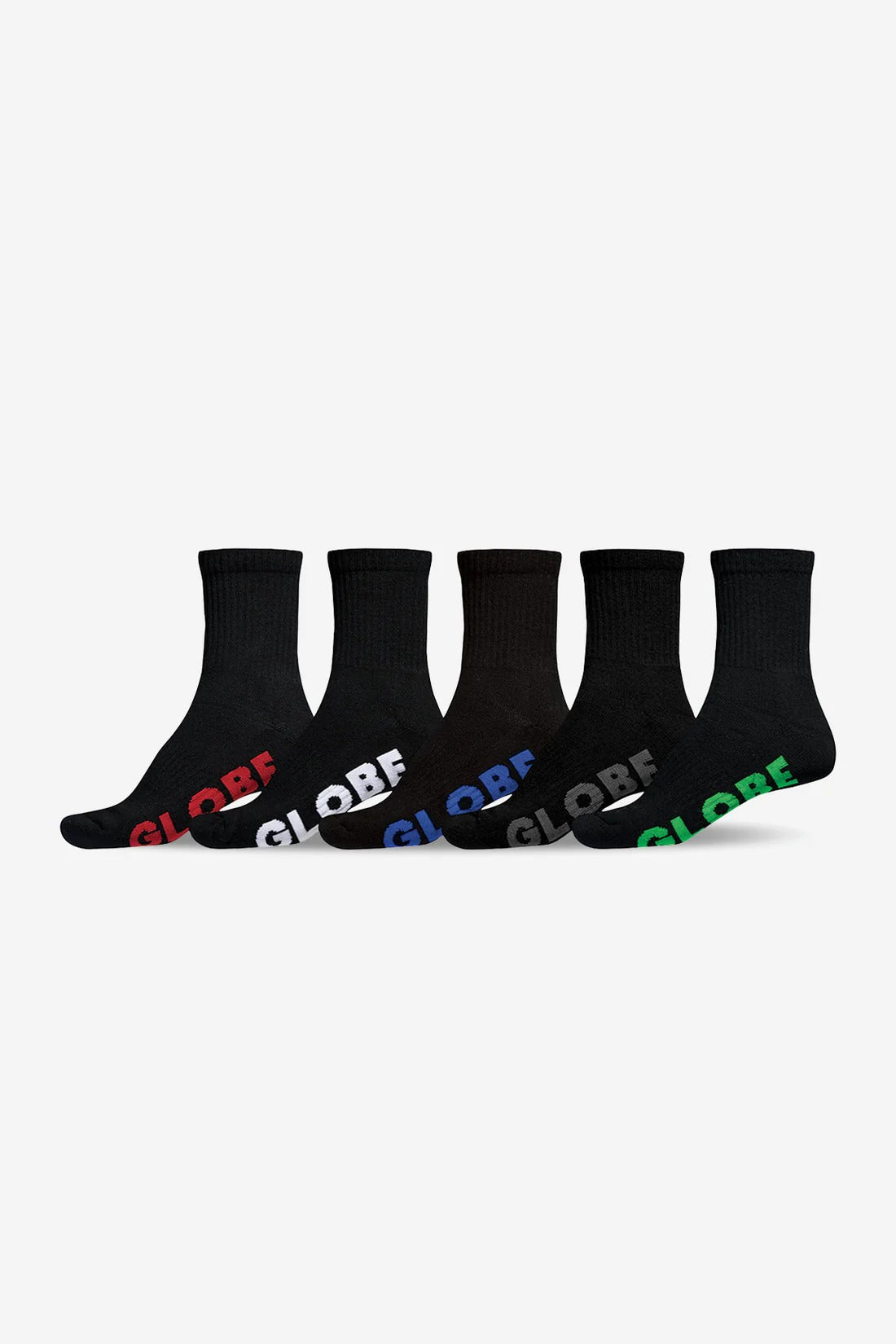 Boys Stealth Crew Sock 5pk 