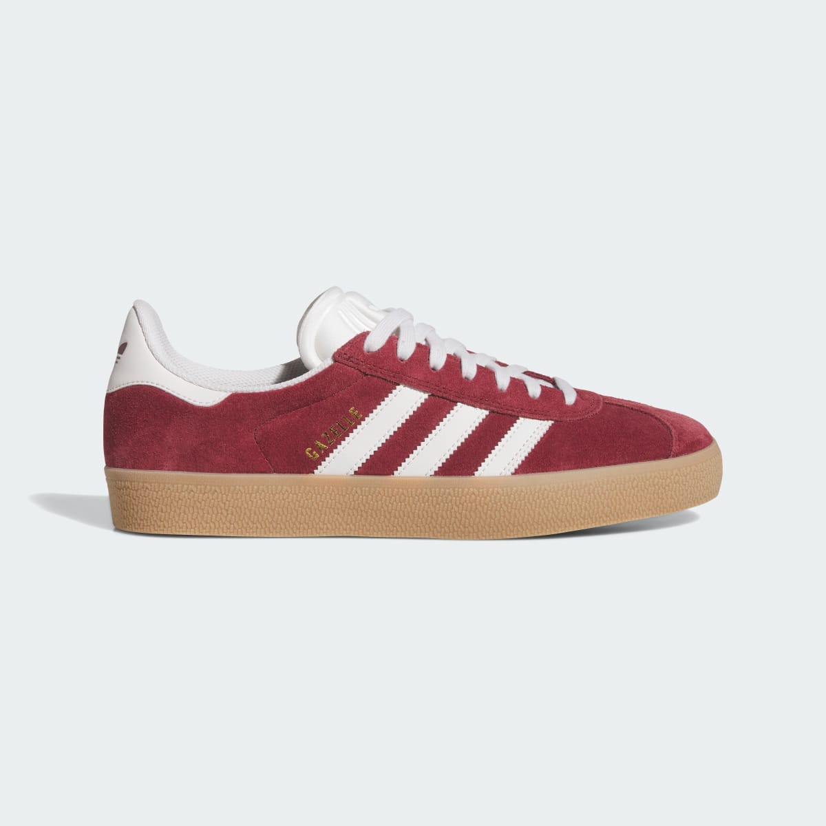 Gazelle Adv Shoes Shadow Red / Crystal White / Gold Metallic - Image 1