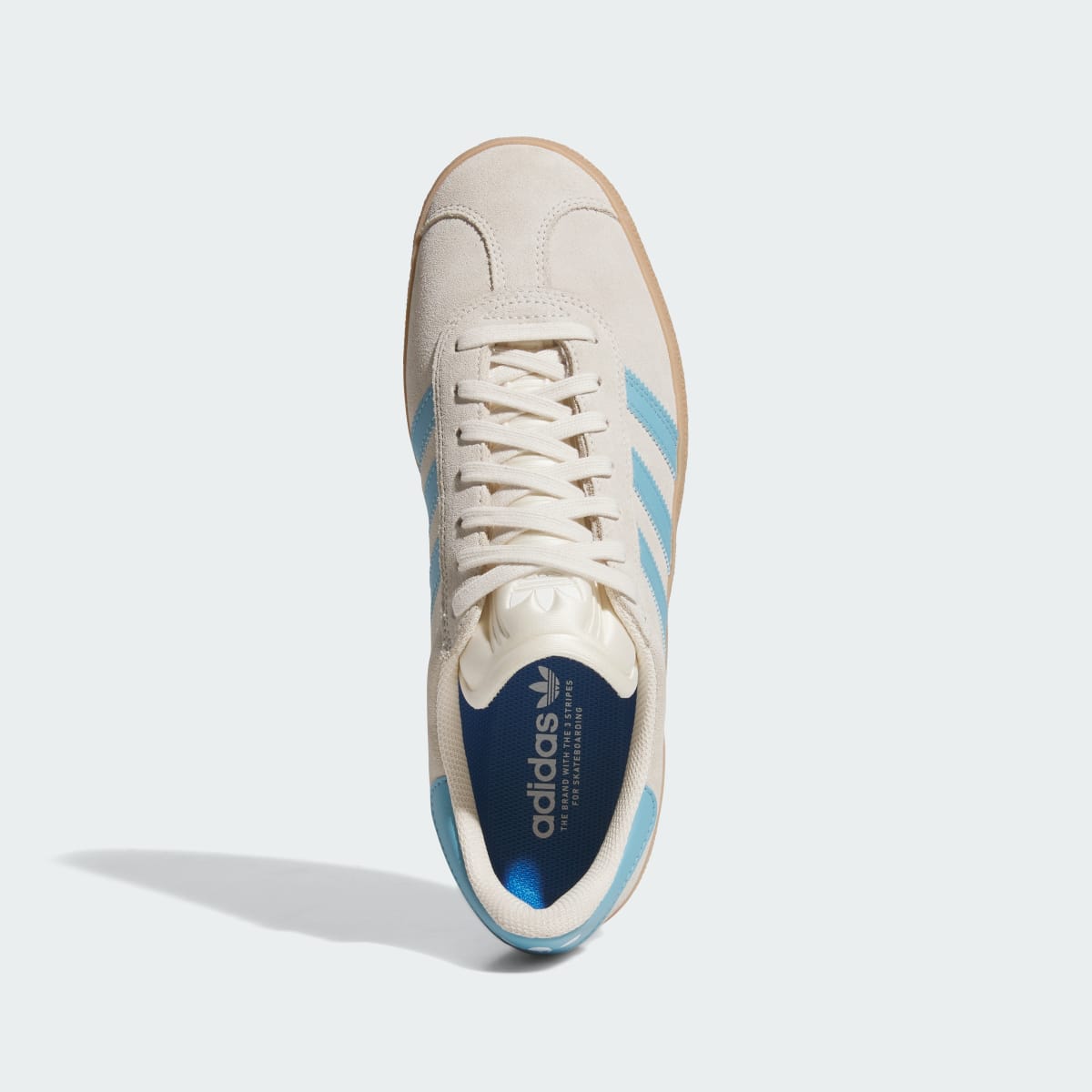 Gazelle Adv Shoes Wonder White / Preloved Blue / Gum - Image 3