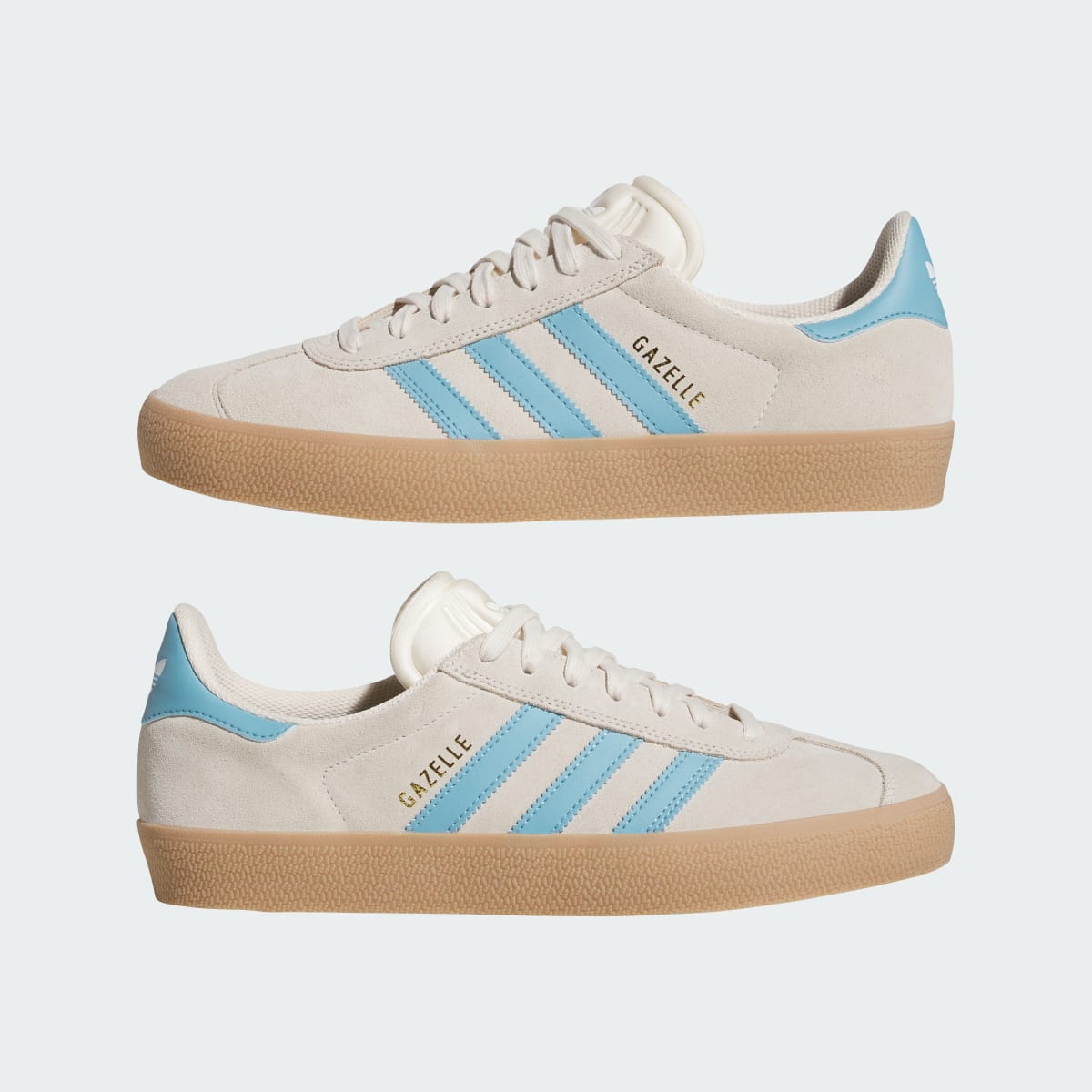 Gazelle Adv Shoes Wonder White / Preloved Blue / Gum - Image 8