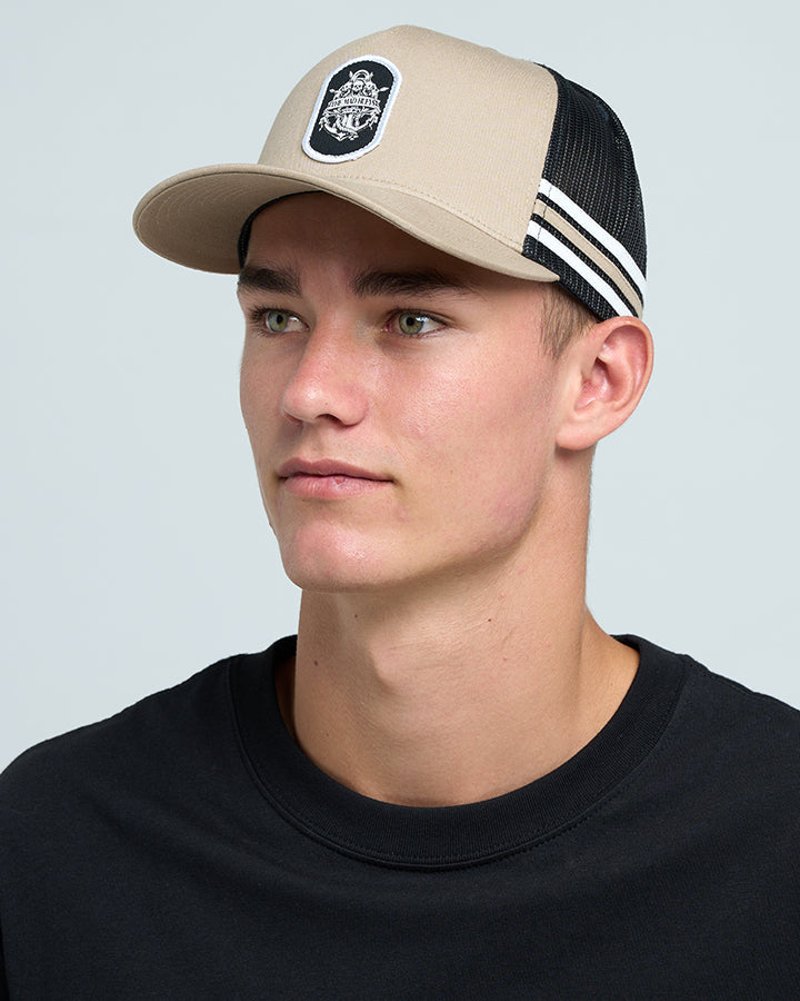 TRIPLE ANCHOR TWILL TRUCKER
