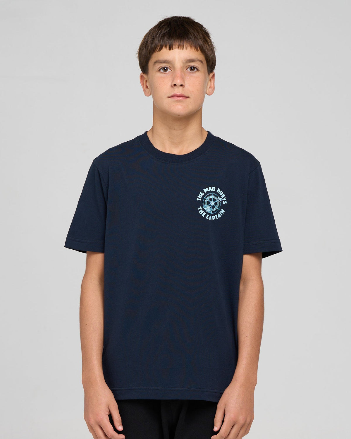 Kids Captain Two Faced T Shirt Navy - Image 3