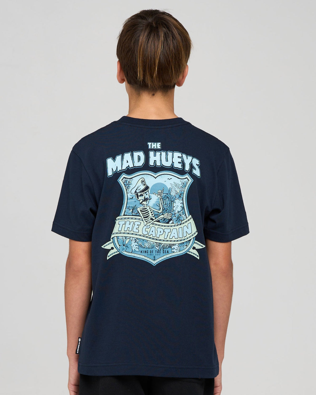 Kids Captain Two Faced T Shirt Navy - Image 1