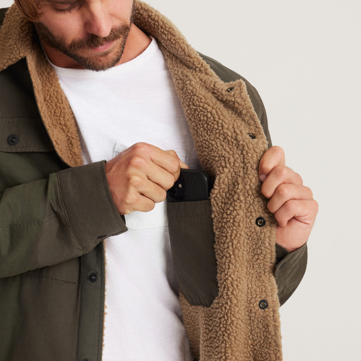 Hebrides Jacket Dark Military - Image 15