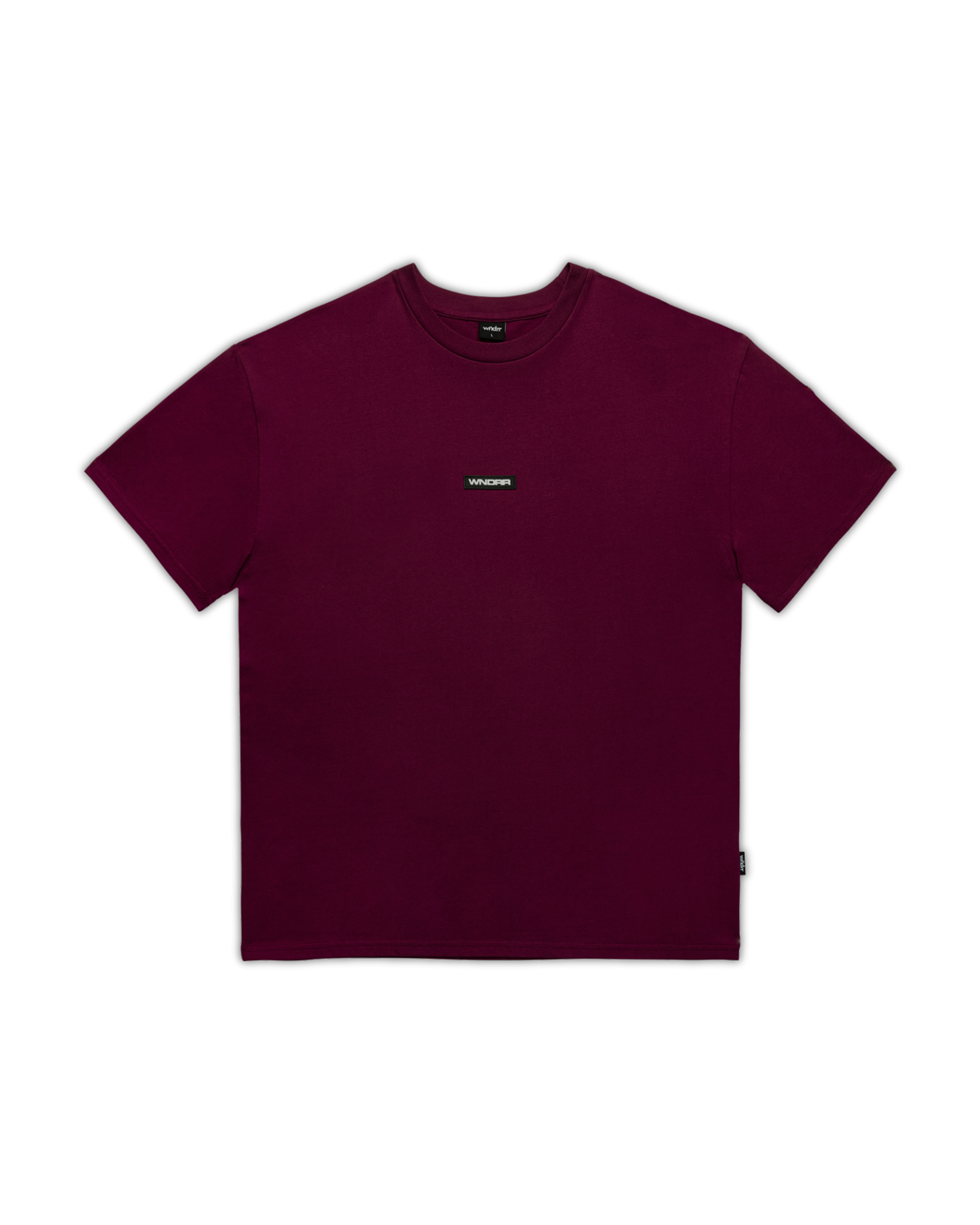 Hex Box Fit Tee - Blood Red