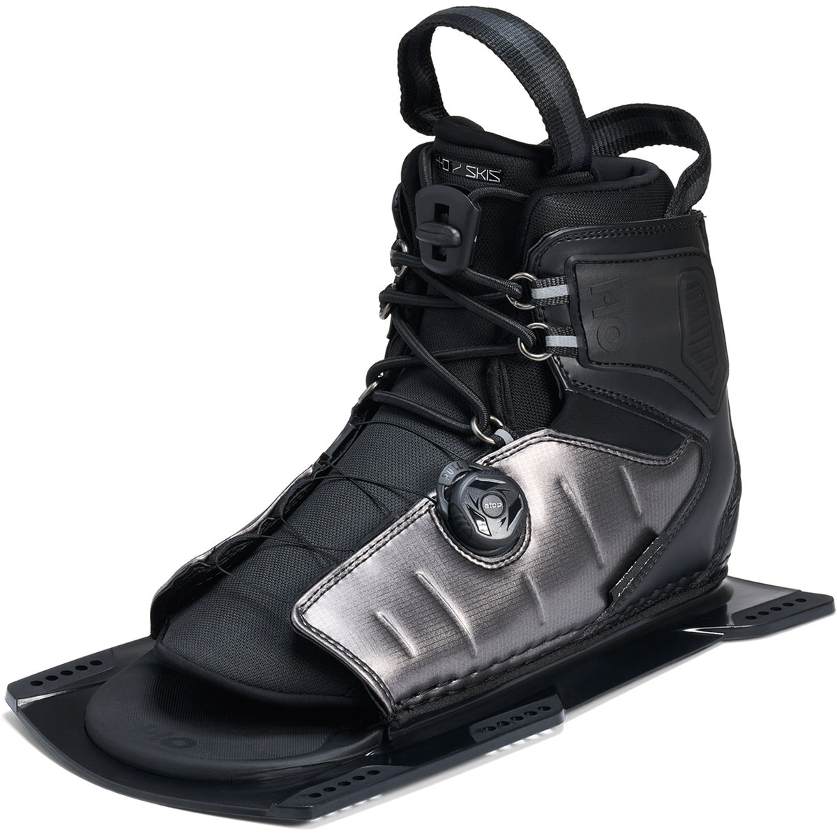 Stance Atop Slalom Ski Boot