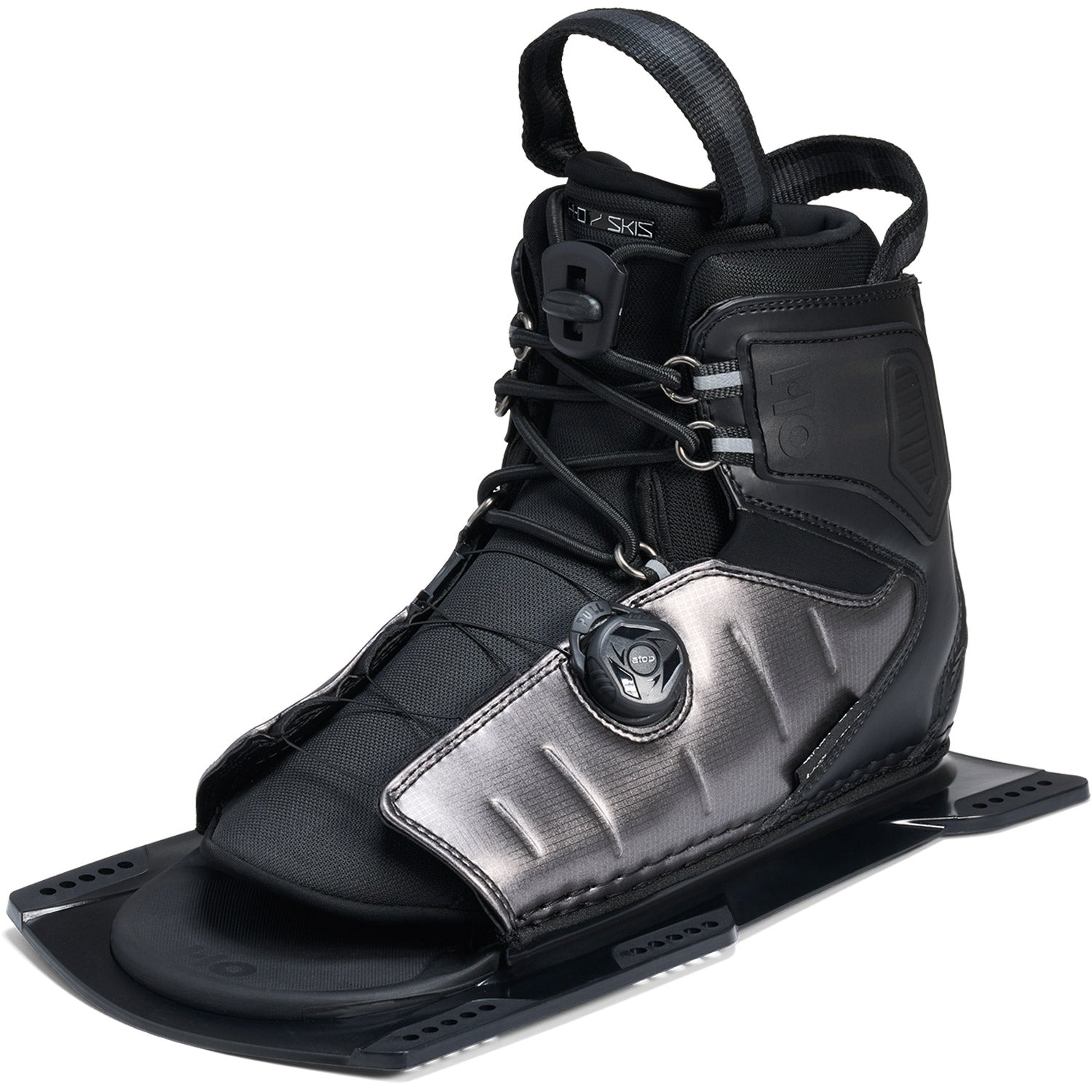 Stance Atop Slalom Ski Boot