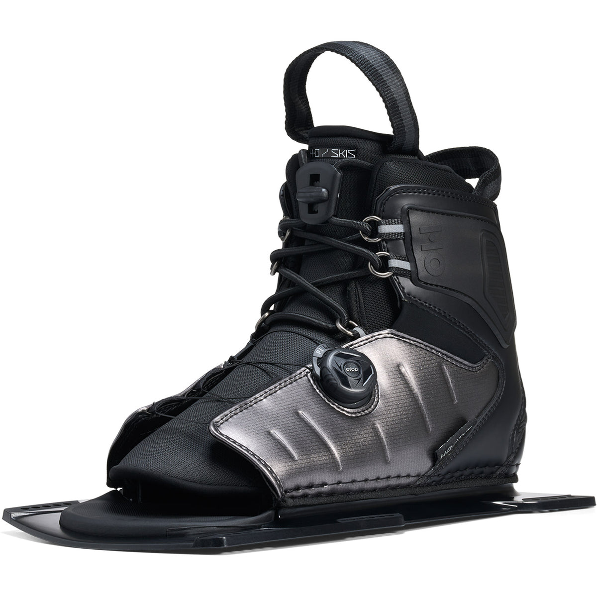 Stance Atop Slalom Ski Boot