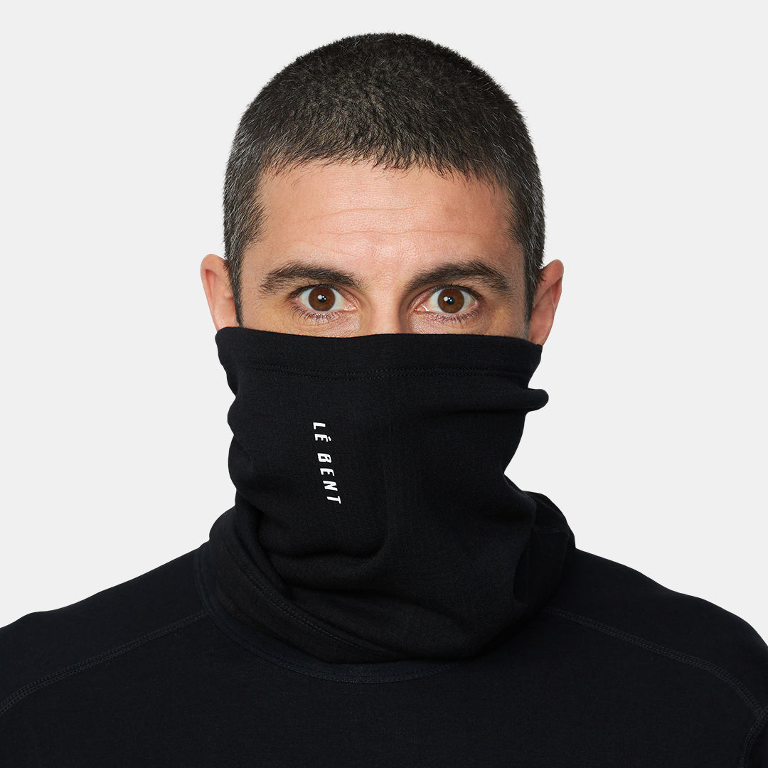 Heavyweight Grid Fleece Neck Gaiter