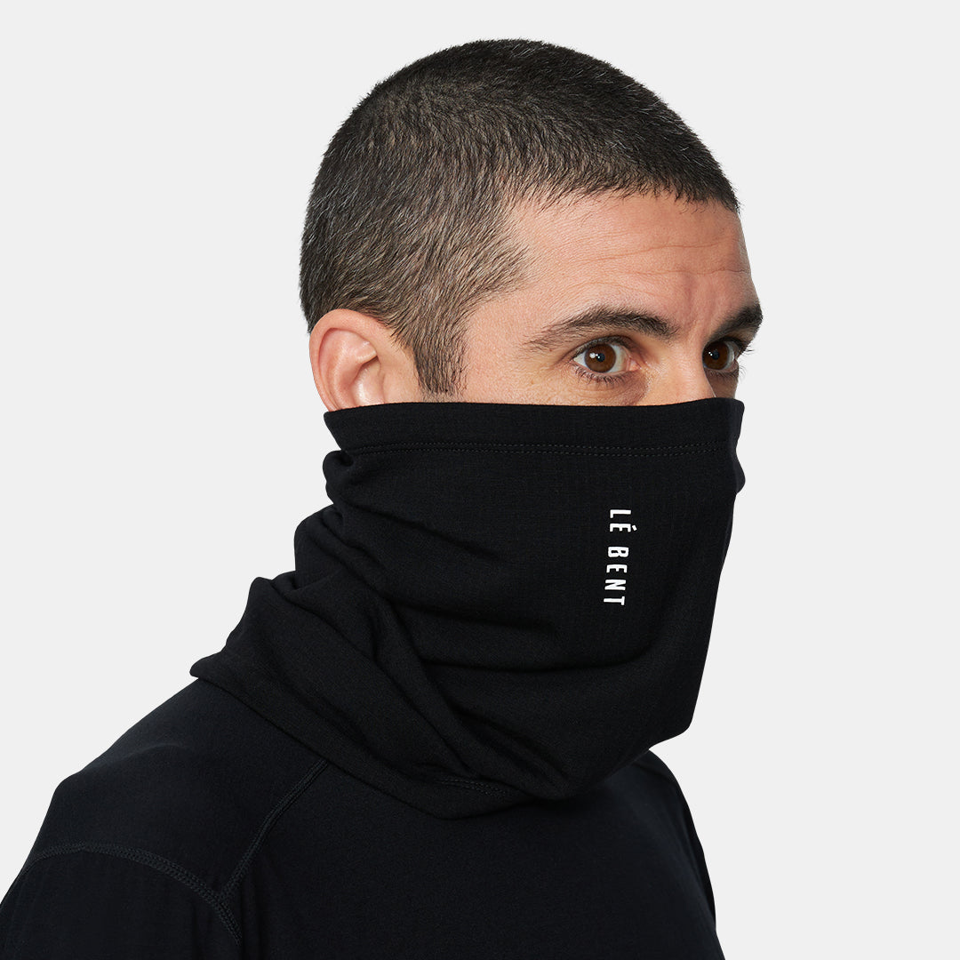 Heavyweight Grid Fleece Neck Gaiter