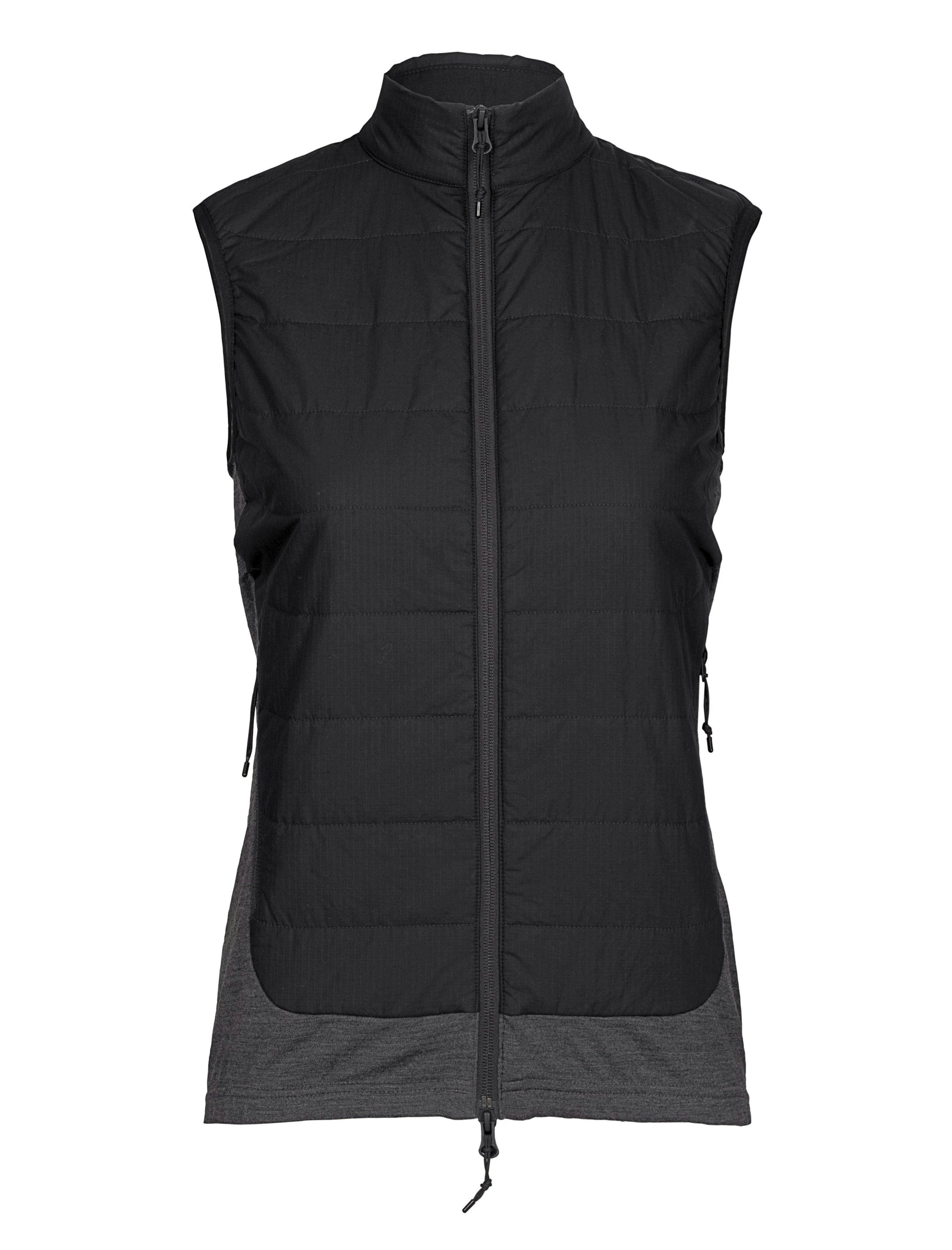 Womens MerinoLoft Vest Apre Jacket Black / Jet Heather - Image 9