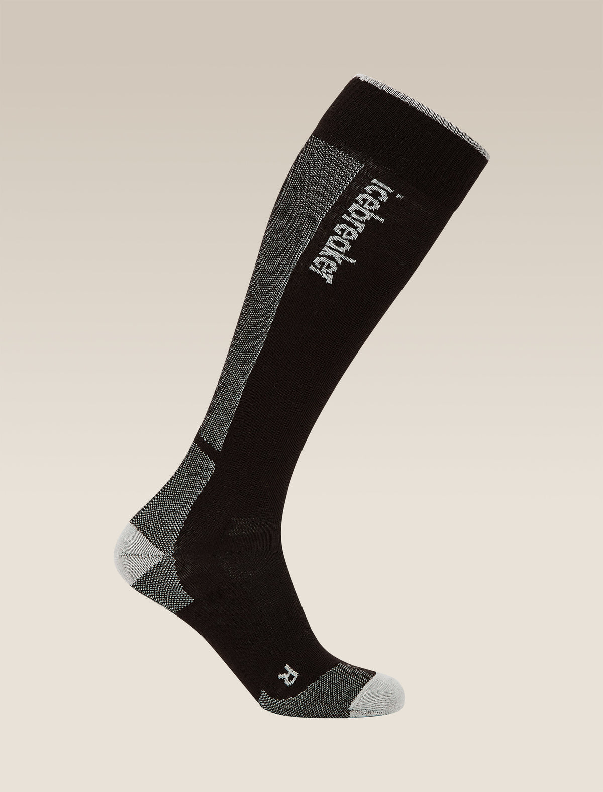 Mens Merino Ski+ Ultralight Over The Calf Socks Black / Ether - Image 1