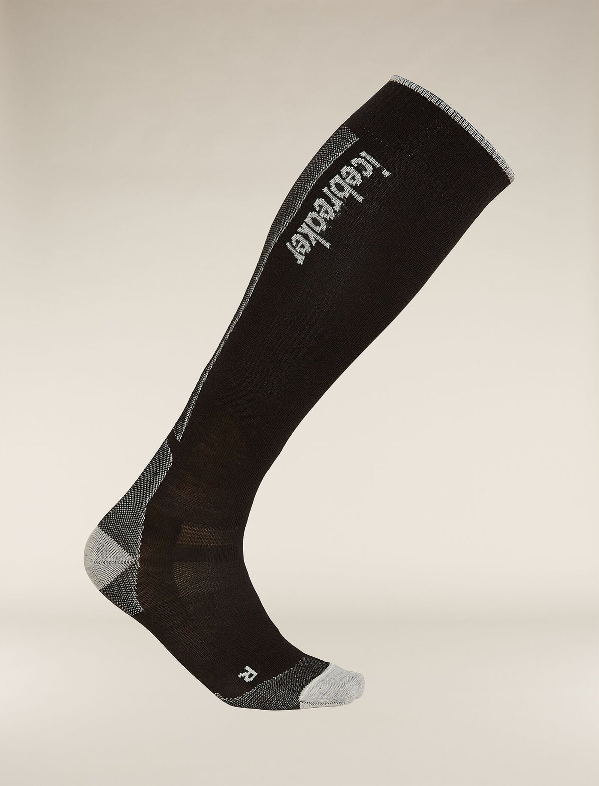 Mens Merino Ski+ Ultralight Over The Calf Socks Black / Ether - Image 5