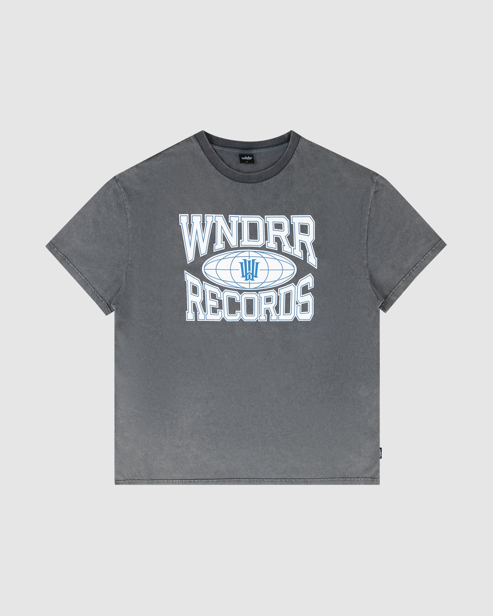 Fiend Box Fit Tee - Washed Grey