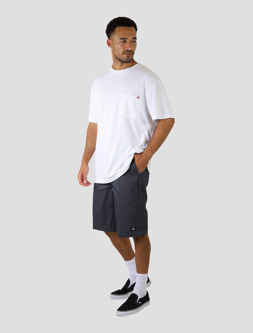 Heavy Weight Pocket Relaxed T-Shirt White - Image 4