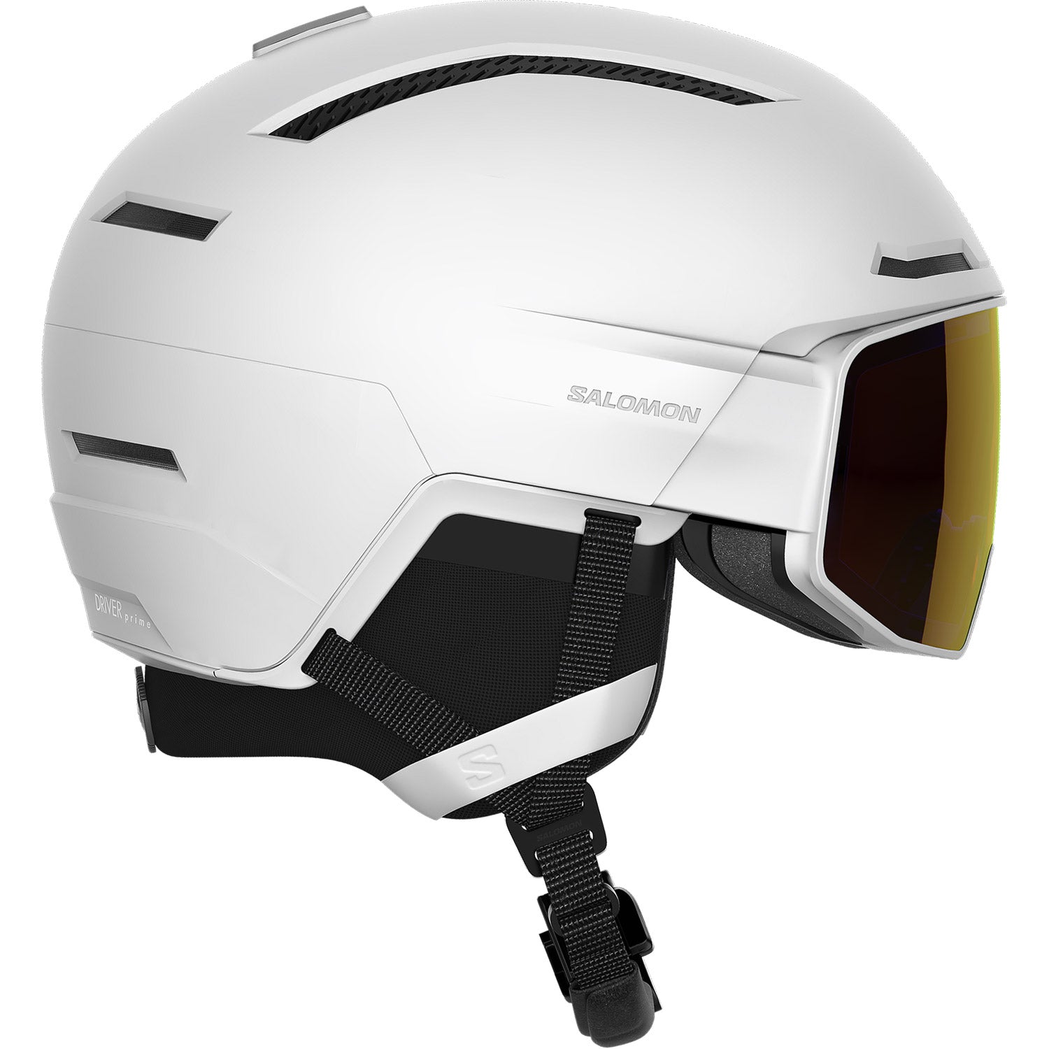 Driver Prime Sigma Photo MIPS Visor Snow Helmet White - Pop Red Visor
