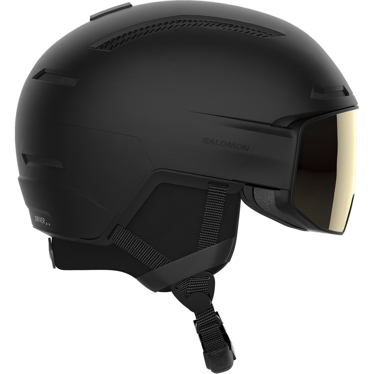 Driver Pro Sigma MIPS Visor Snow Helmet Black - Gold Visor