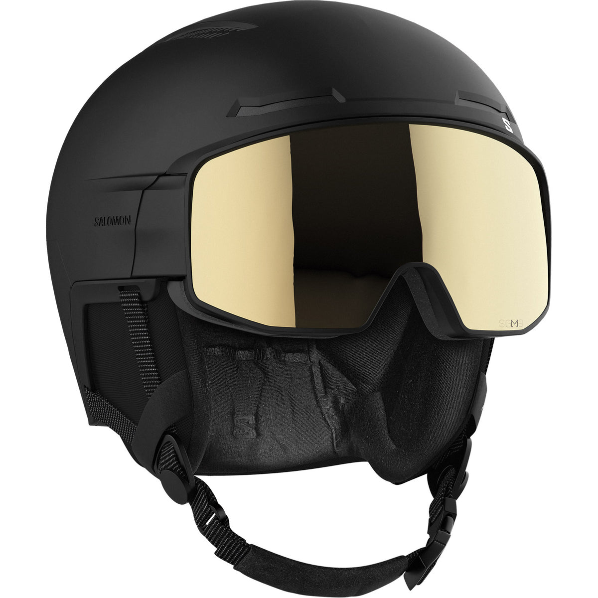 Driver Pro Sigma MIPS Visor Snow Helmet Black - Gold Visor