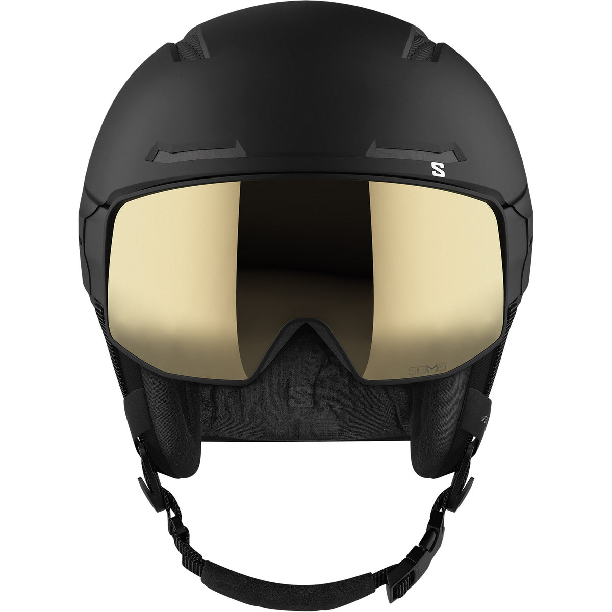 Driver Pro Sigma MIPS Visor Snow Helmet Black - Gold Visor