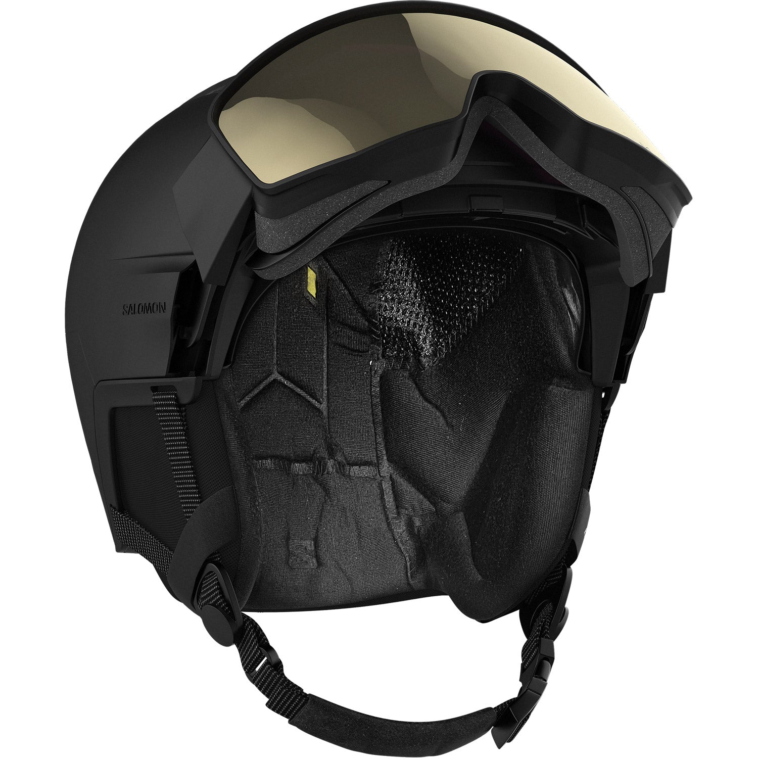 Driver Pro Sigma MIPS Visor Snow Helmet Black - Gold Visor