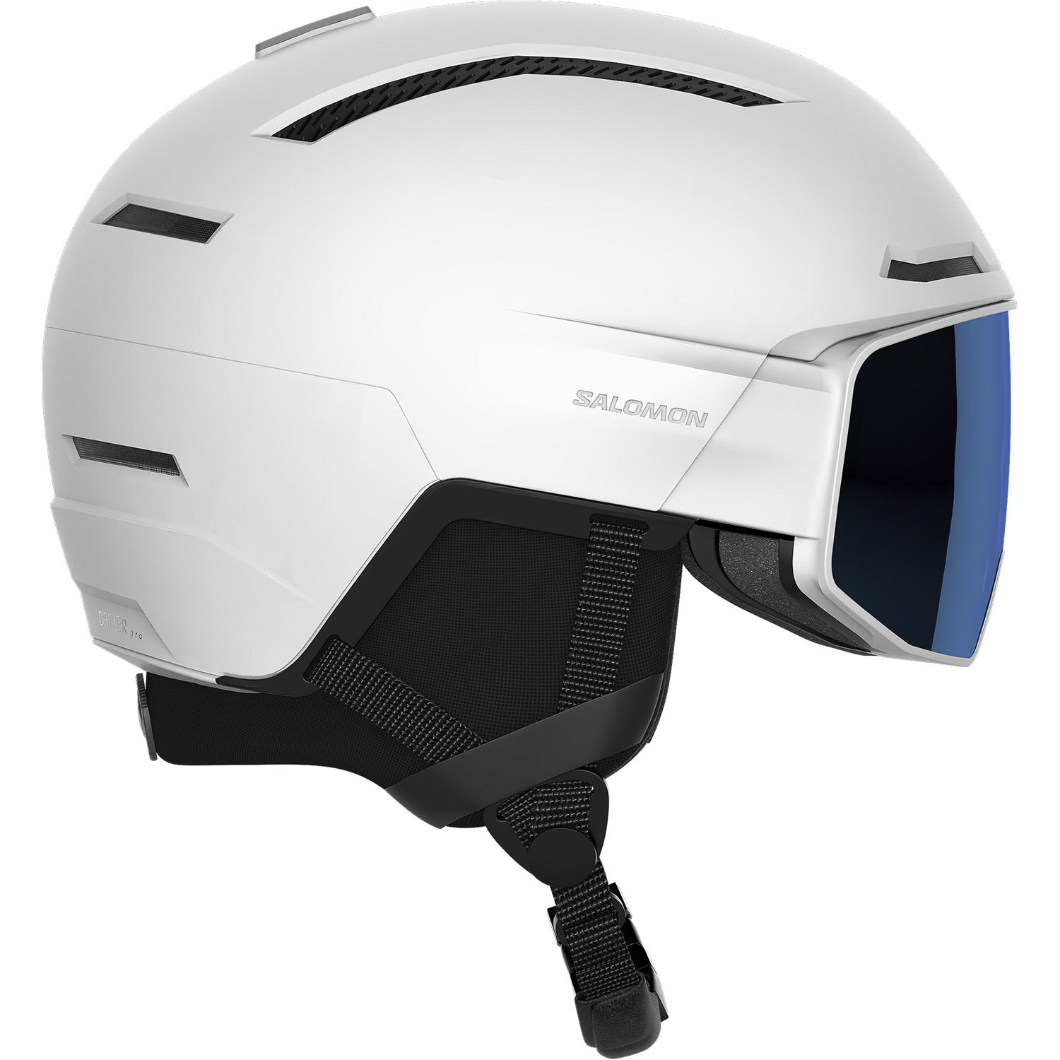 Driver Pro Sigma MIPS Visor Snow Helmet White - Sky Blue Visor