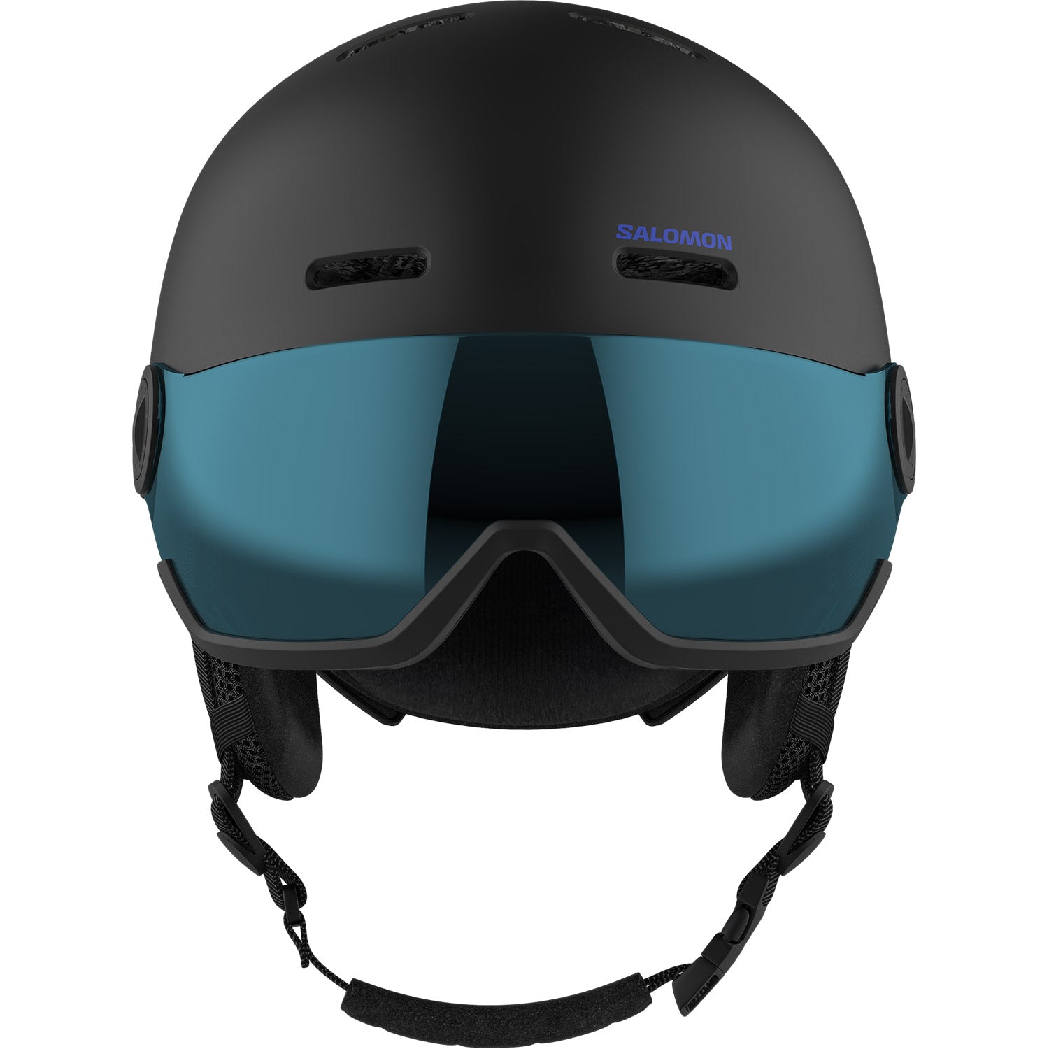Orka Visor Snow Helmet Black - Blue Visor
