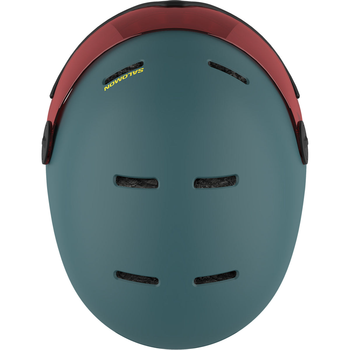Orka Visor Snow Helmet North Atlantic - Red Visor