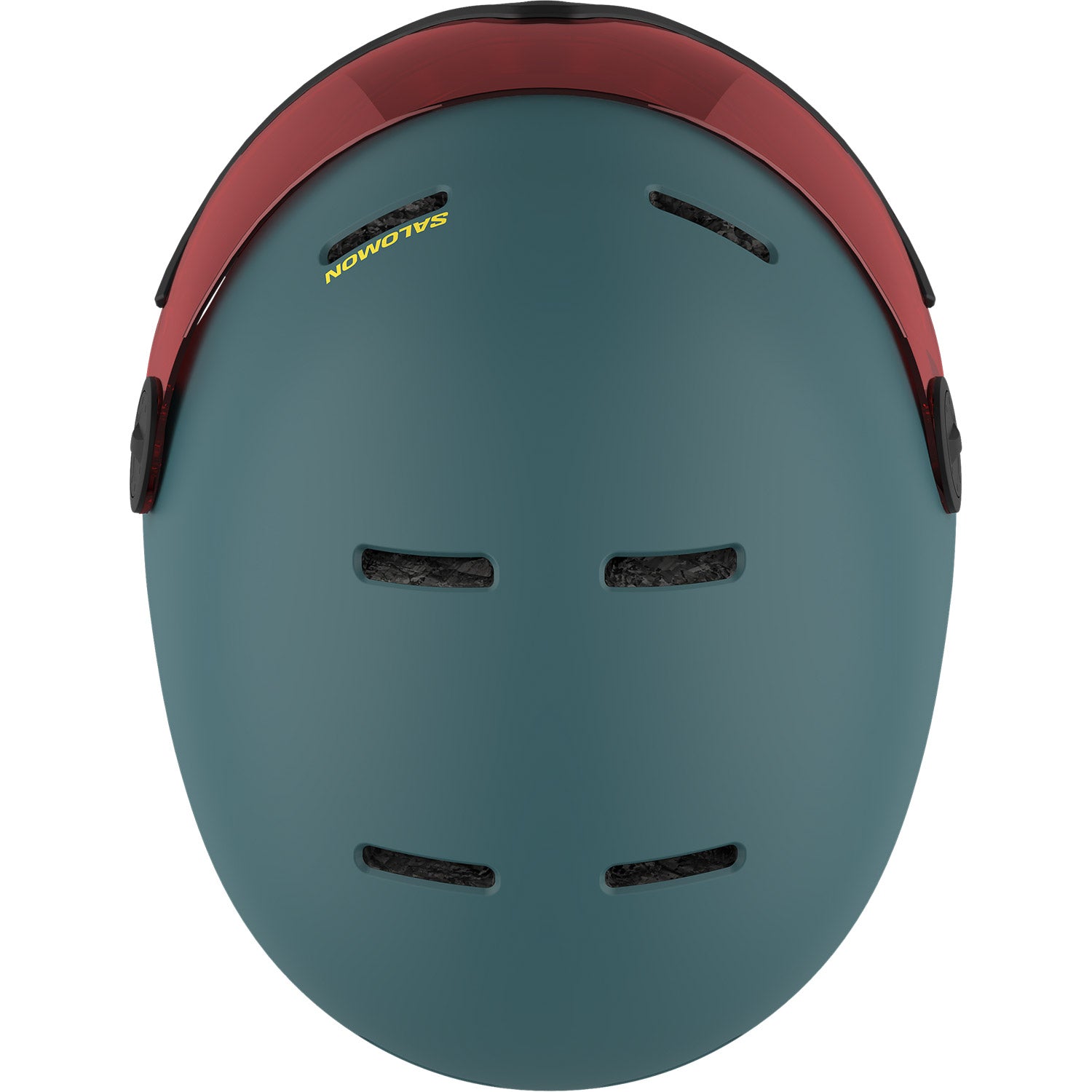 Orka Visor Snow Helmet North Atlantic - Red Visor