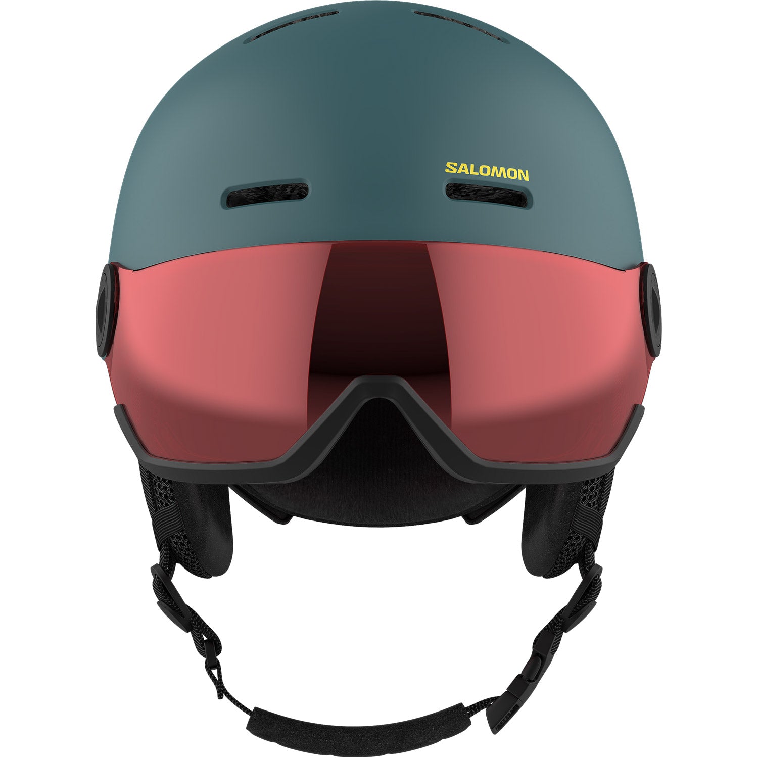 Orka Visor Snow Helmet North Atlantic - Red Visor