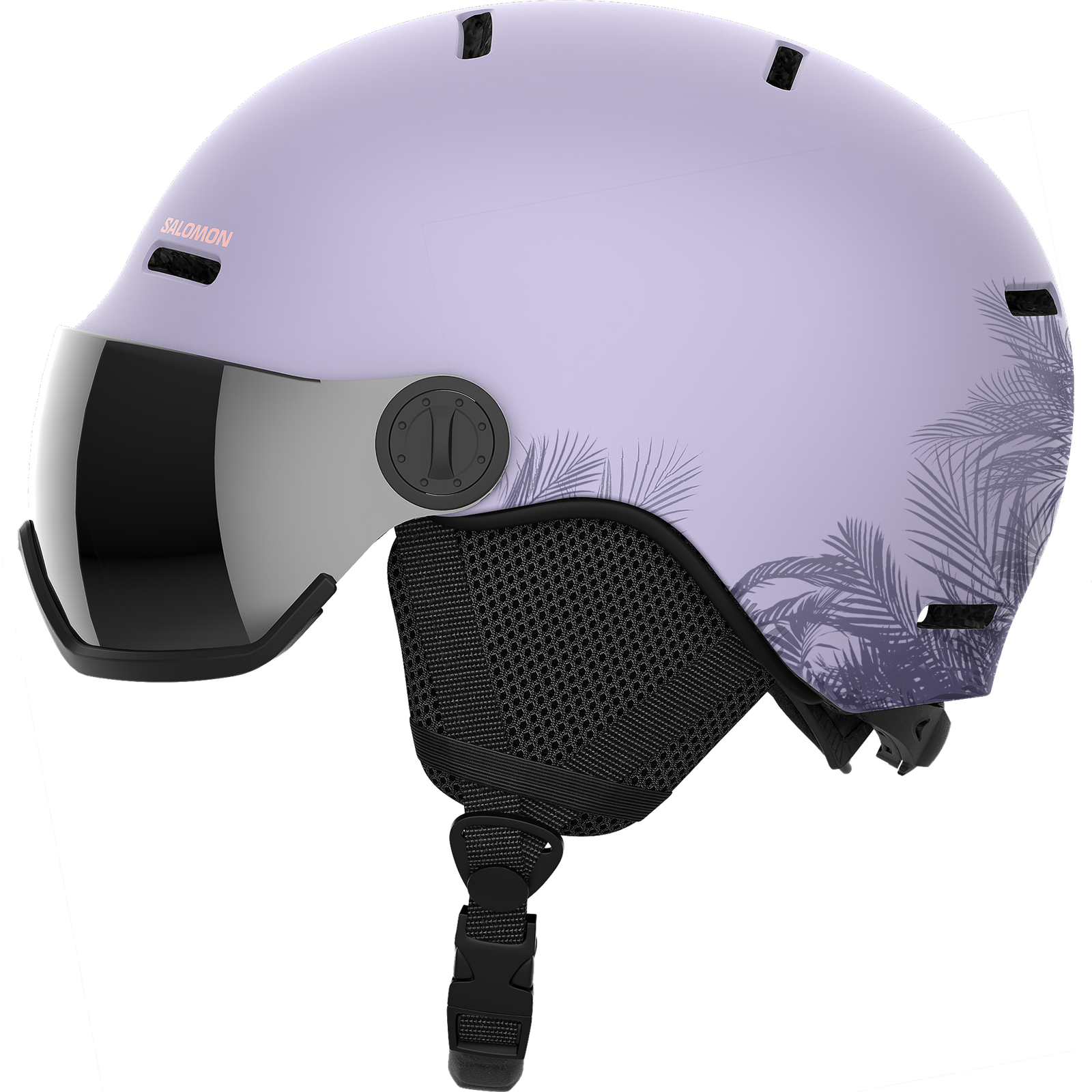 Orka Visor Snow Helmet Evening Haze - Silver Visor - Image 4