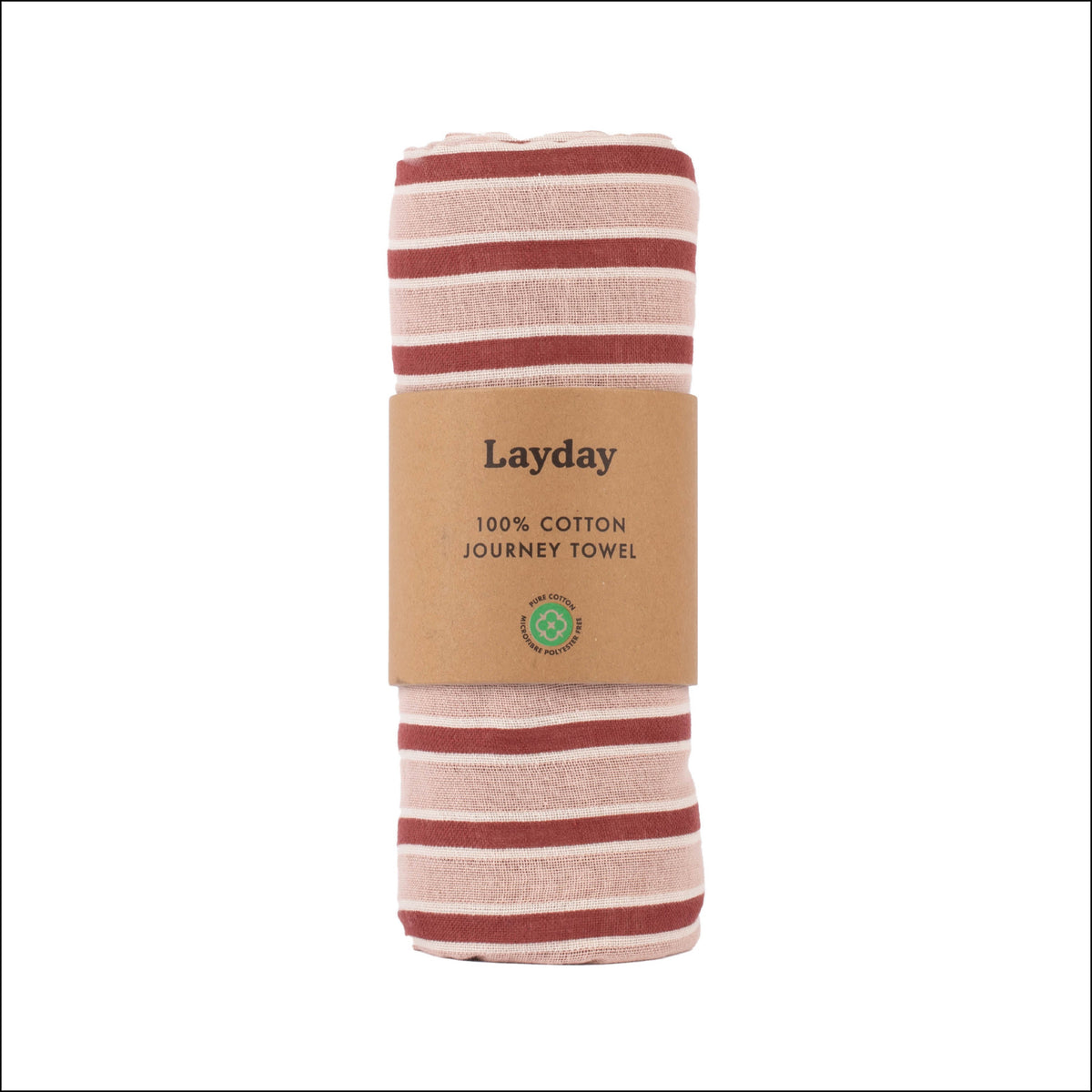 Womens Laguna Towel Pink Sand / Cherry - Image 3