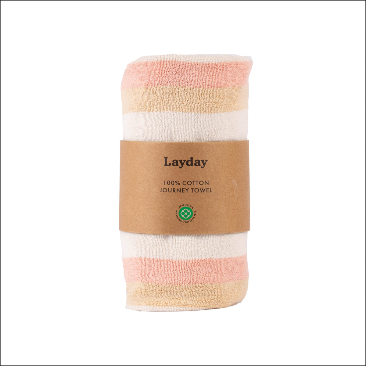 Womens Shallows Towel Peach - Image 3