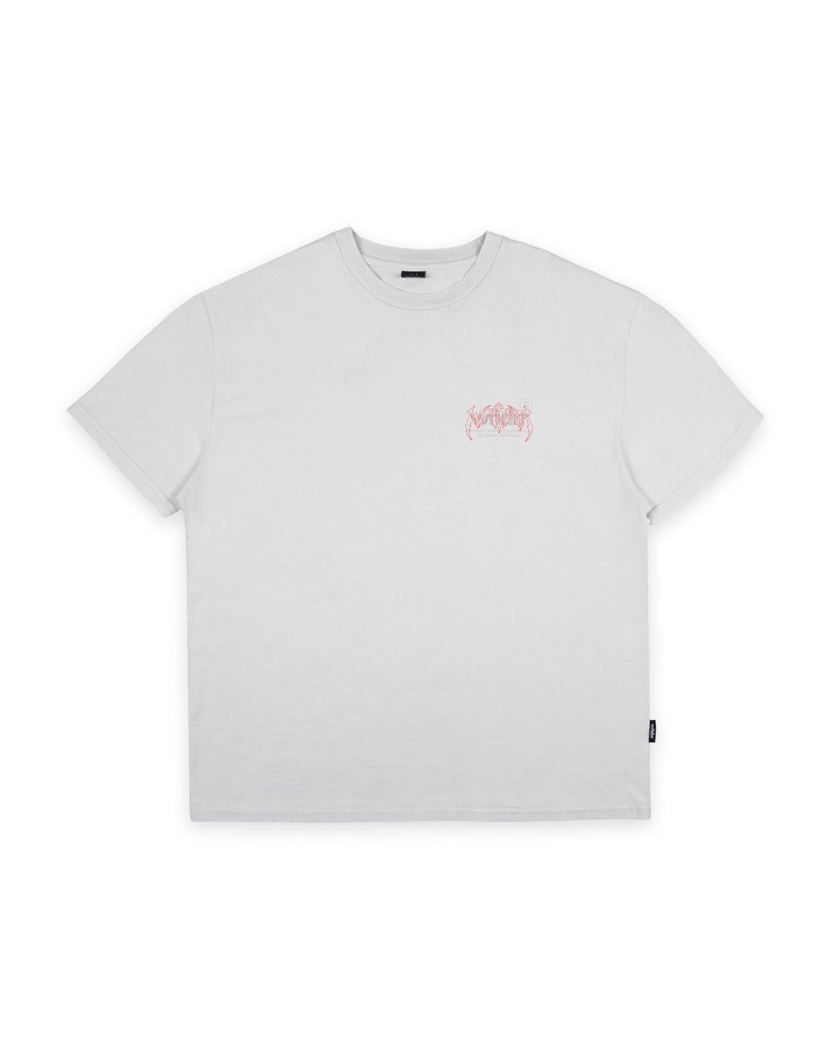 Mens Shutdown Box Fit T Shirt Oyster - Image 3
