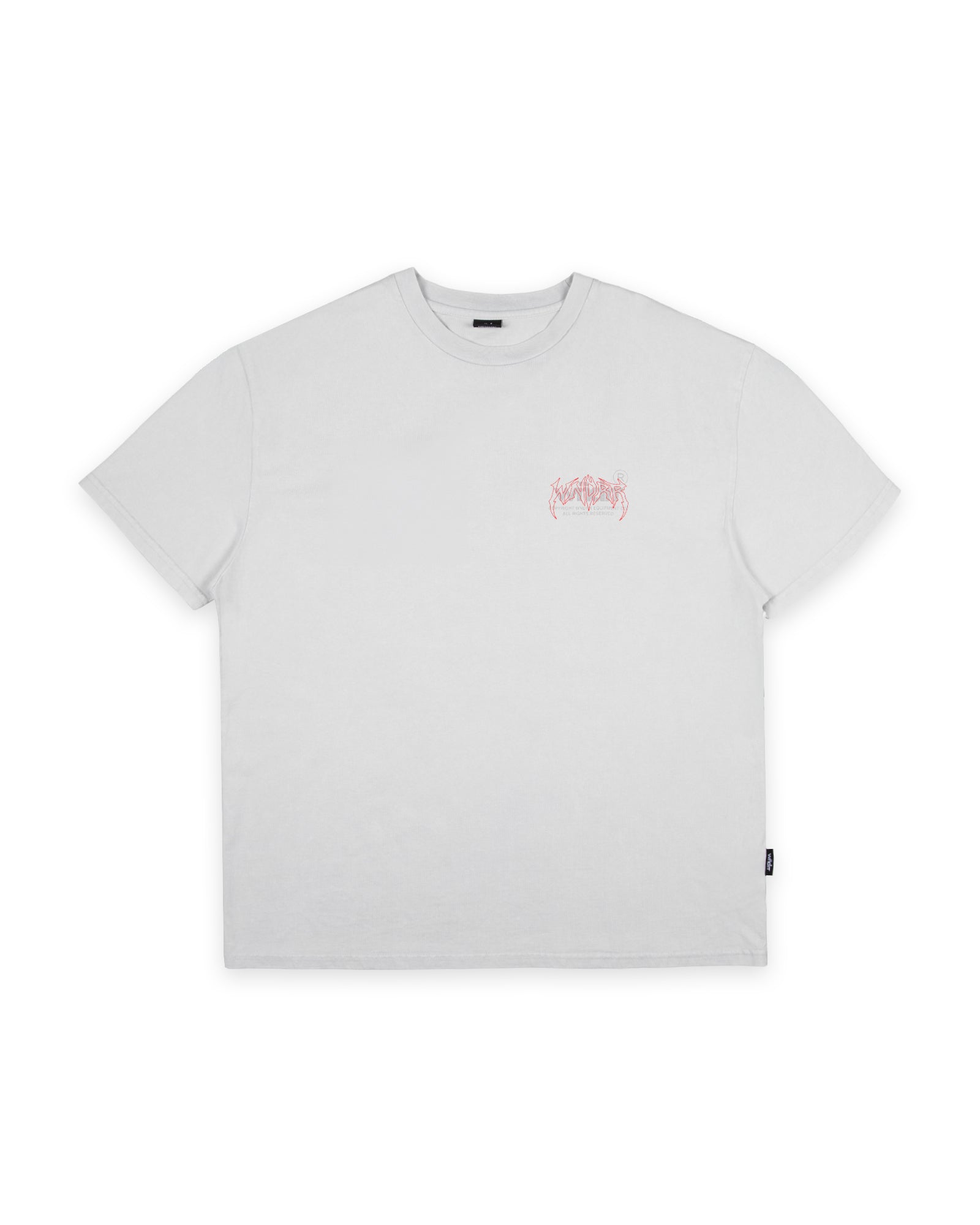 Mens Shutdown Box Fit T Shirt Oyster - Image 3