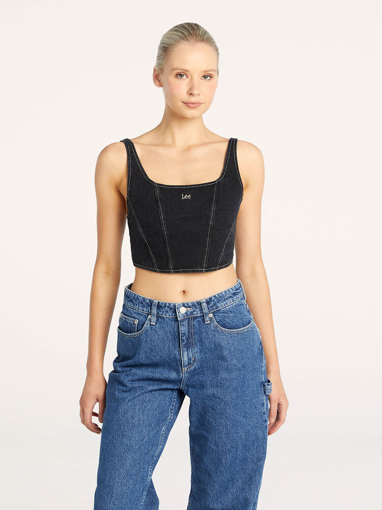 Monique Denim Corset