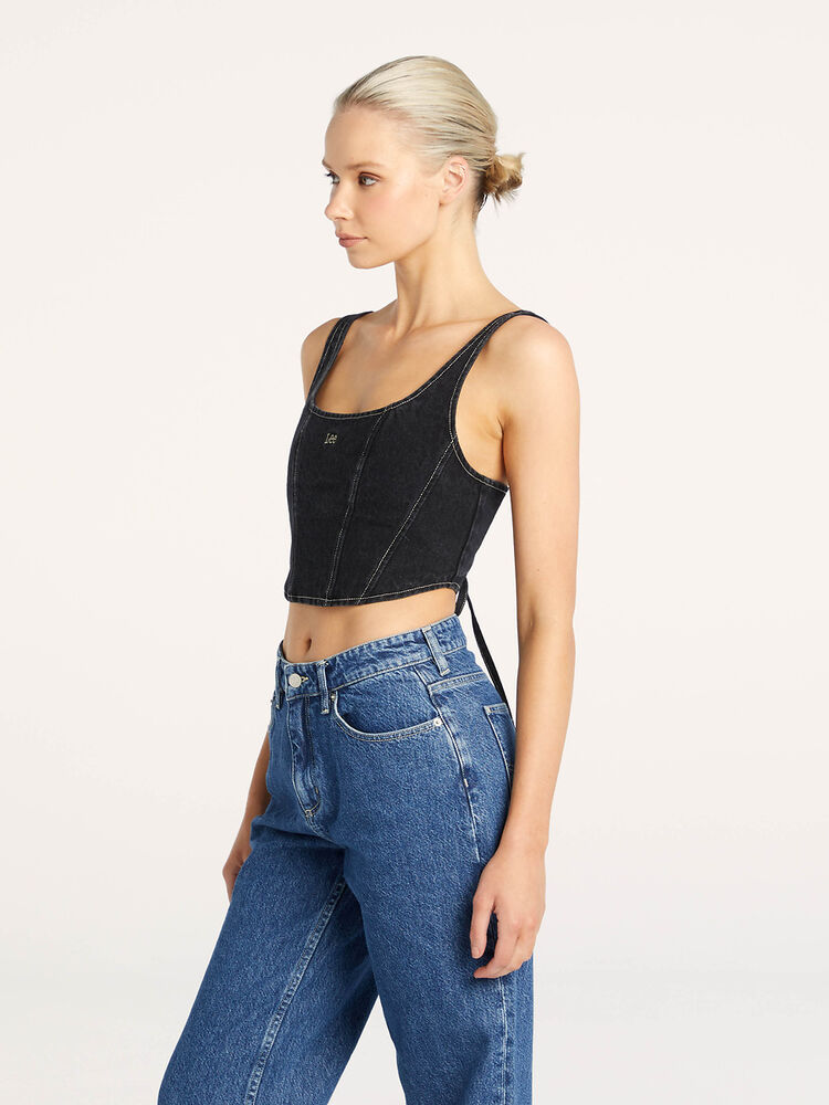 Monique Denim Corset