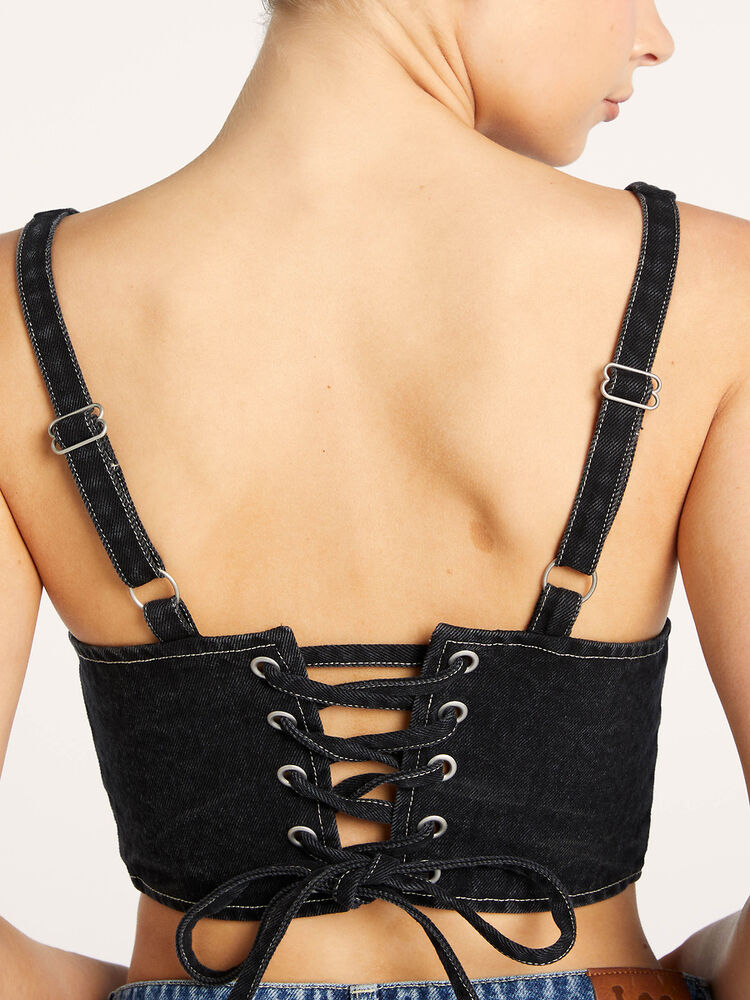 Monique Denim Corset