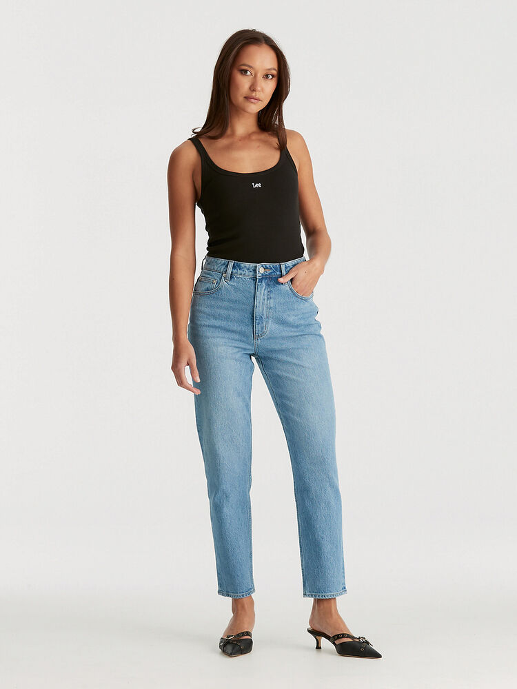 High Moms Slim Jean