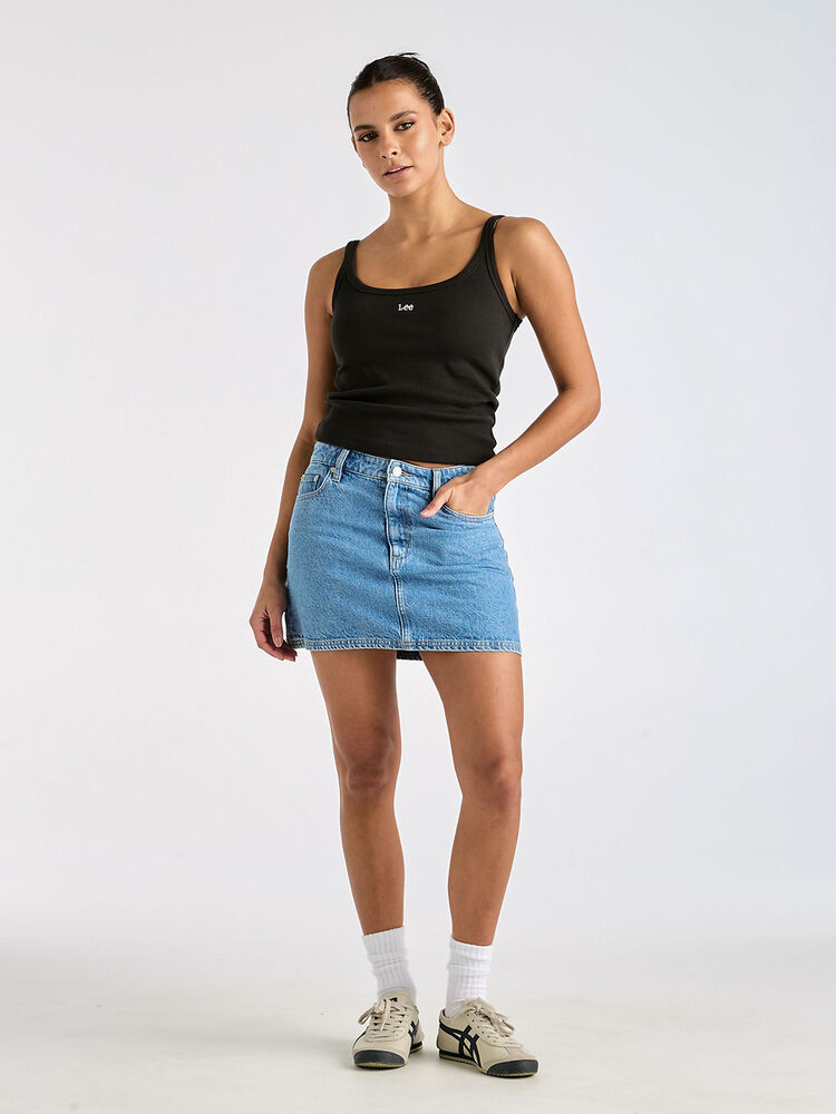 Relaxed Mini Skirt