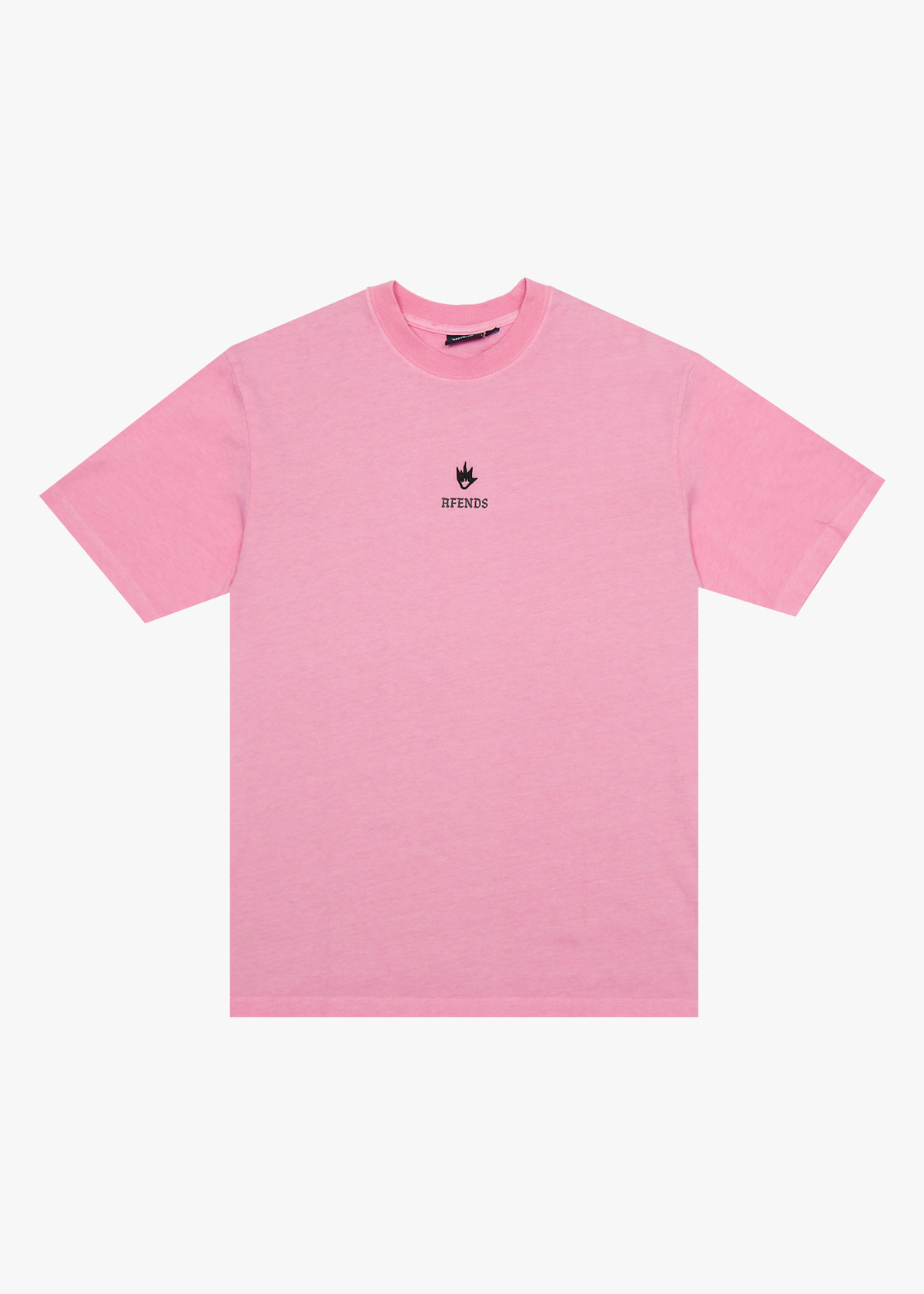 Mens Burnin T Shirt Vintage Pink - Image 1