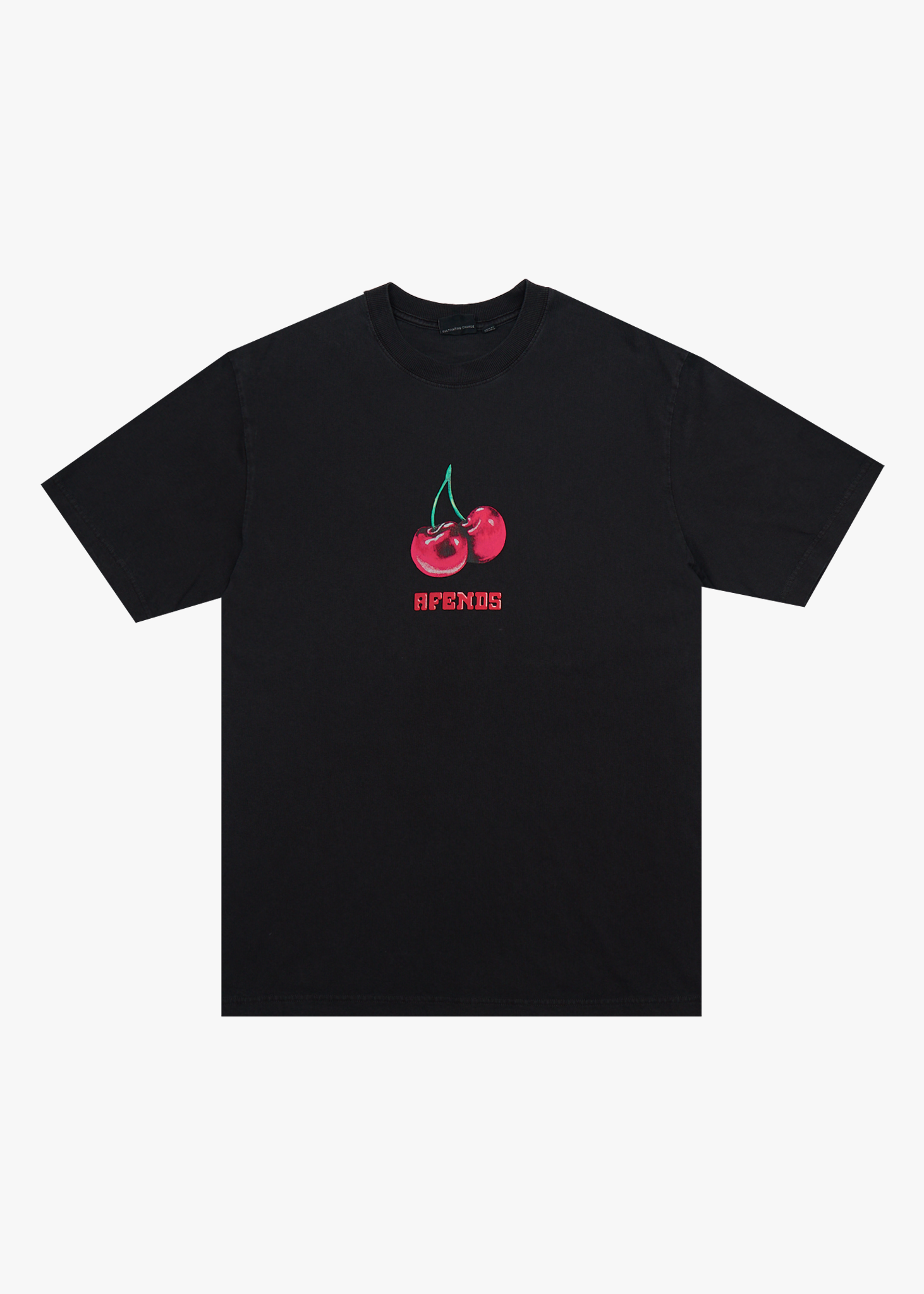 Mens Abiza T Shirt Stone Black - Image 1