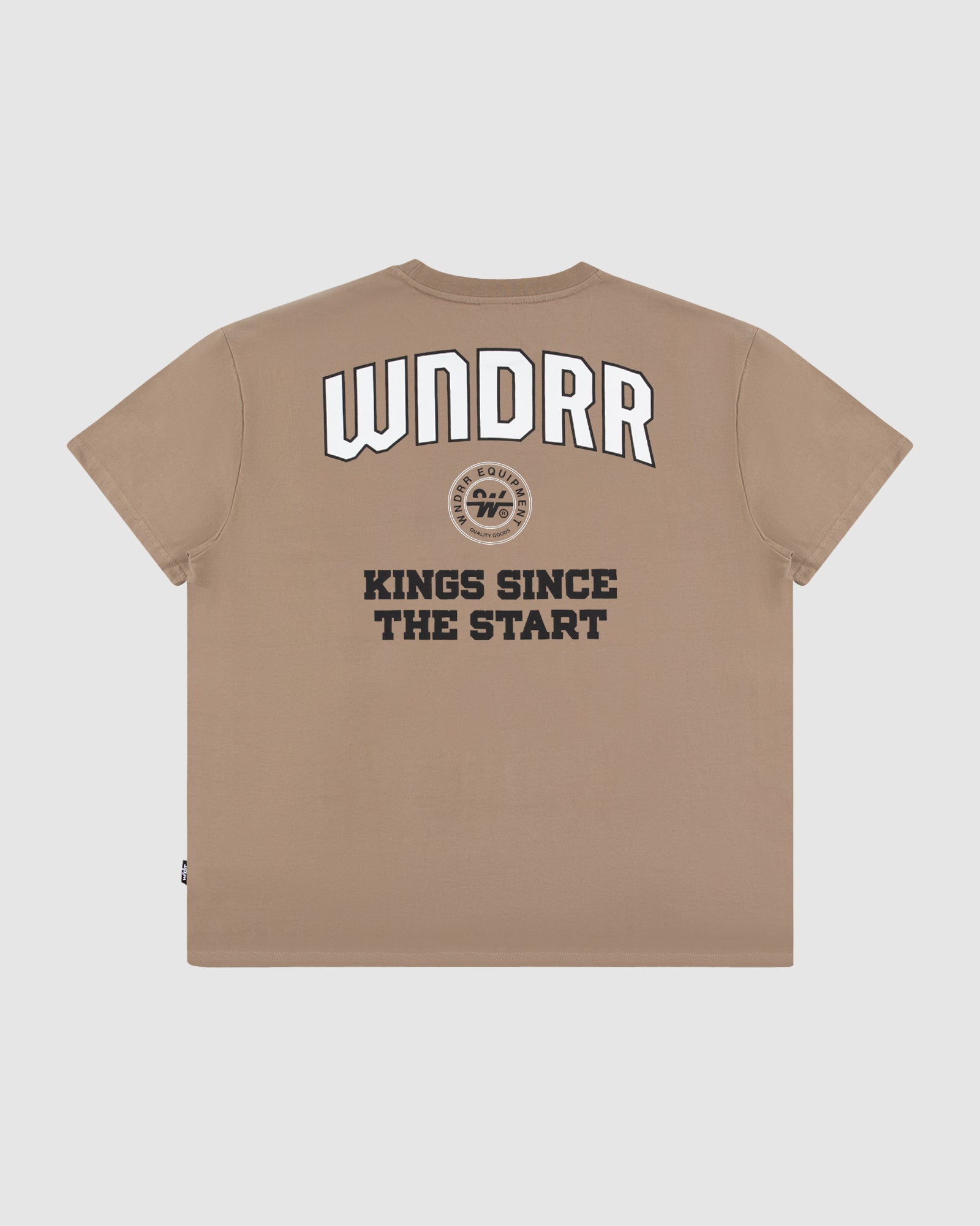 MAJOR BOX FIT TEE - TAUPE
