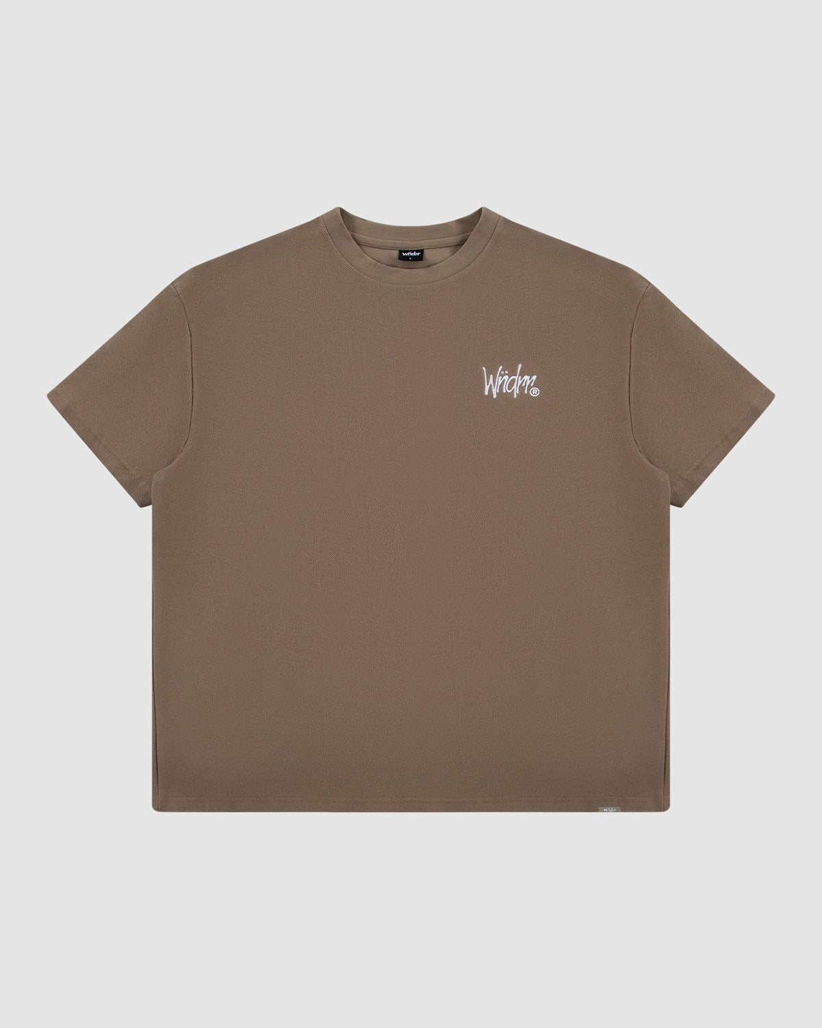 Faded French Terry Tee - Taupe